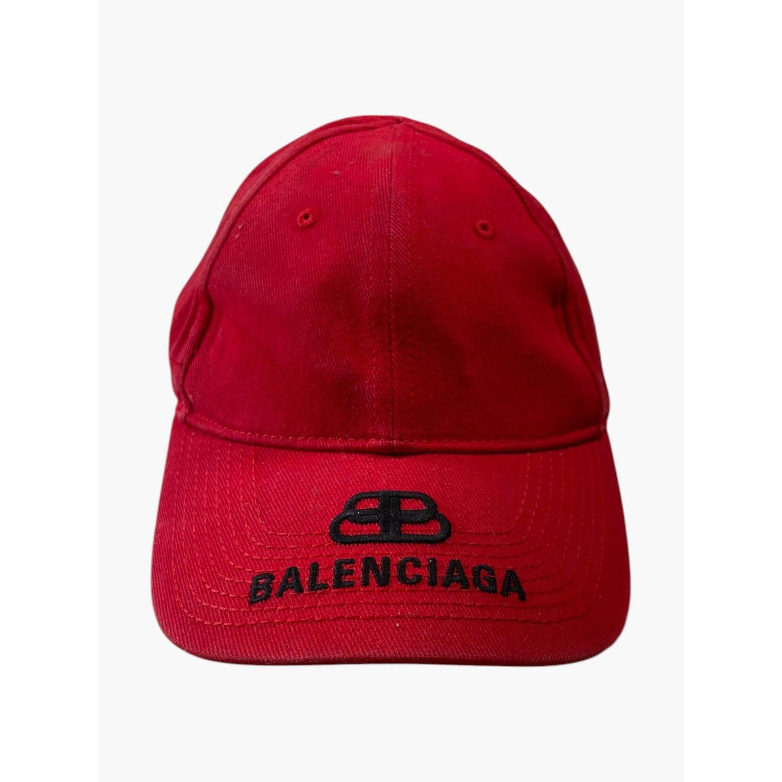 Balenciaga Balenciaga BB Logo Red & Black Hat Size ONE SIZE - 1 Thumbnail