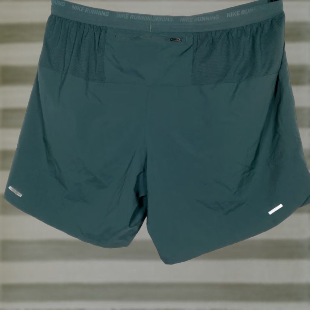 Nike Nike Dri Fit Stride Running Shorts 2XL Athletic Men Gray Green Blue Stretch Rip Stop | Regular Waist 36 in Inseam 6.5 in Size US 36 / EU 52 - 1 Thumbnail