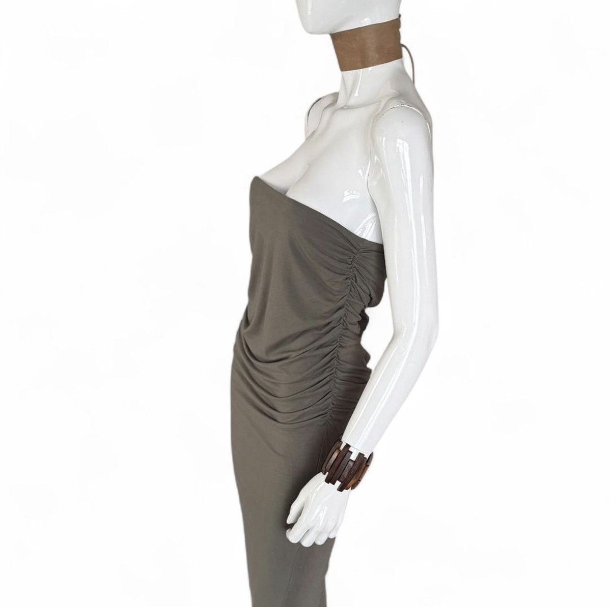 Entire Studios Entire Studios Subversive Basics Strapless Ruched Dress Size S / US 4 / IT 40 - 3 Thumbnail