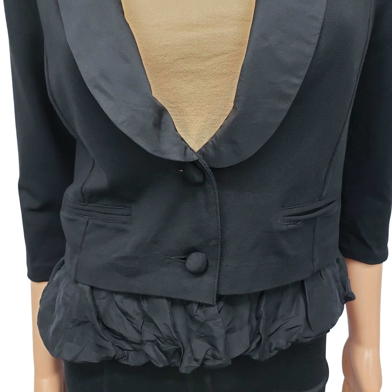 Juicy Couture Juicy Couture Blazer Jacket Bubble Hem Military Epaulets S Size S / US 4 / IT 40 - 6 Thumbnail