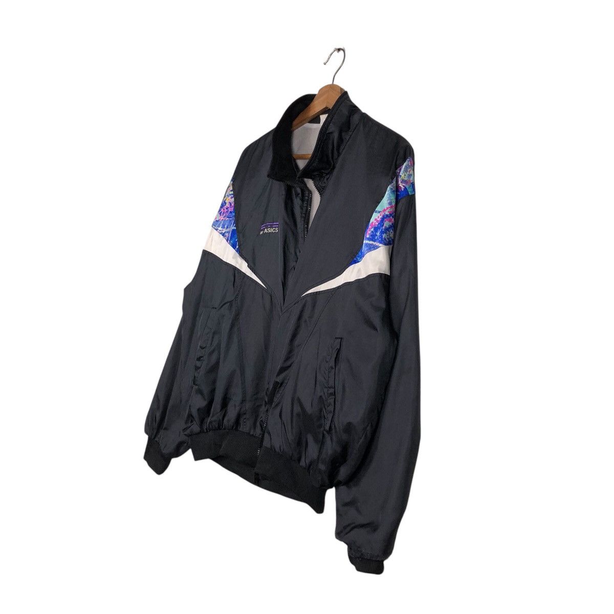 Japanese Brand 📌Vintage Light Bomber Jacket Zipper Asics Streetwear Size US L / EU 52-54 / 3 - 3 Thumbnail