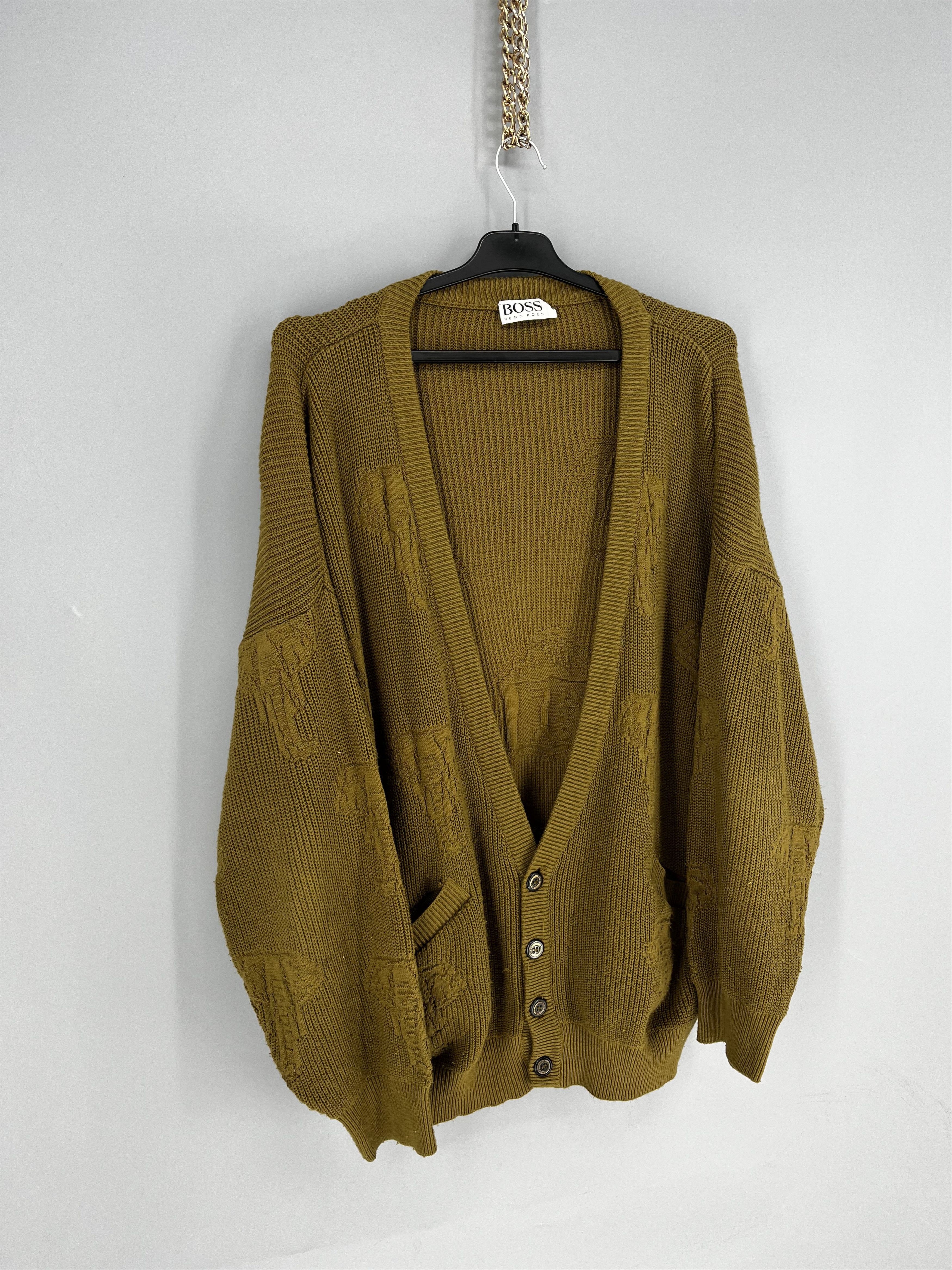 Hugo Boss Vintage Hugo Boss Archive Cardigan Vintage Abstract Size L Size US L / EU 52-54 / 3 - 2 Thumbnail