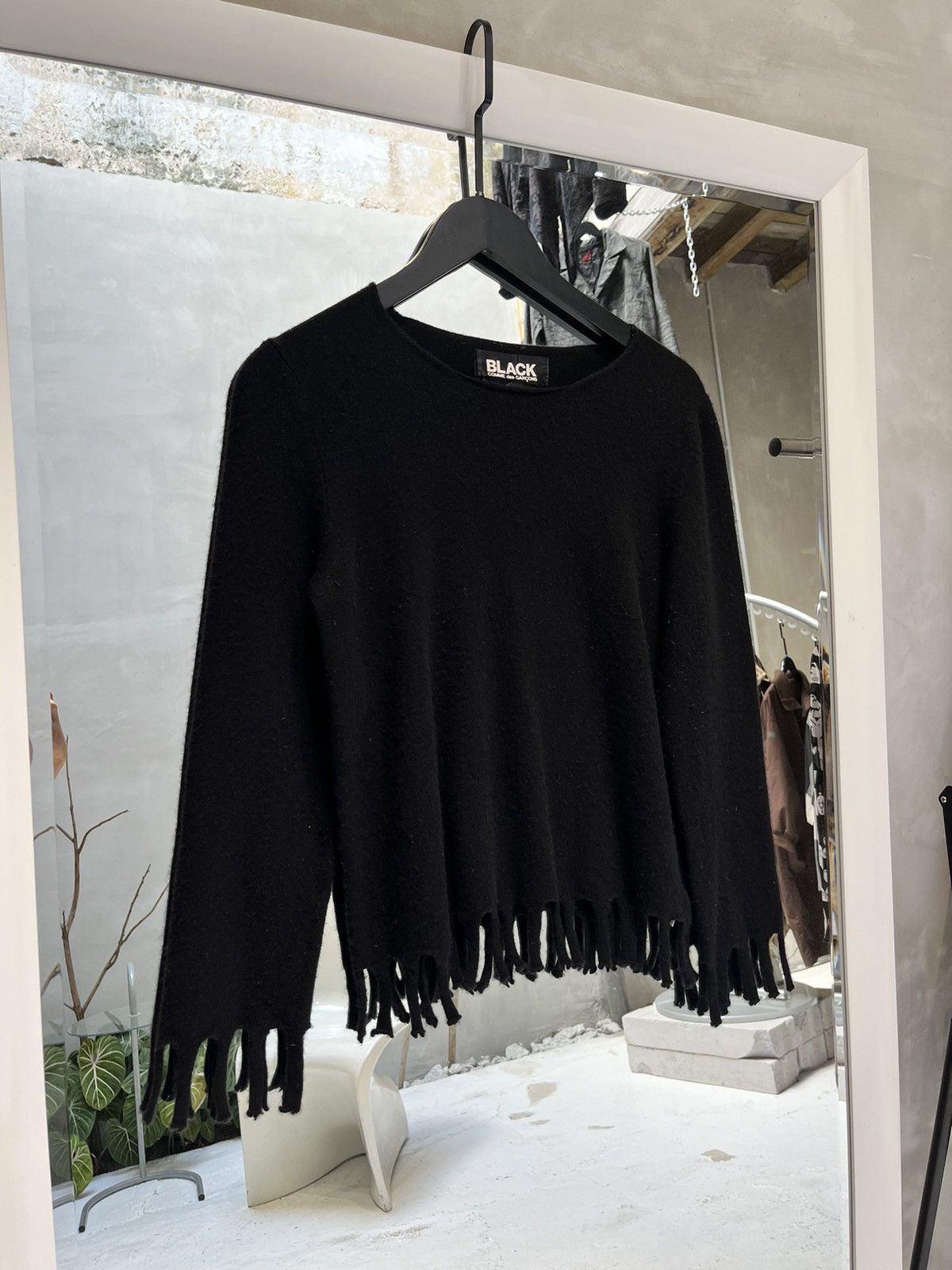 Comme des GARCONS black knitwear