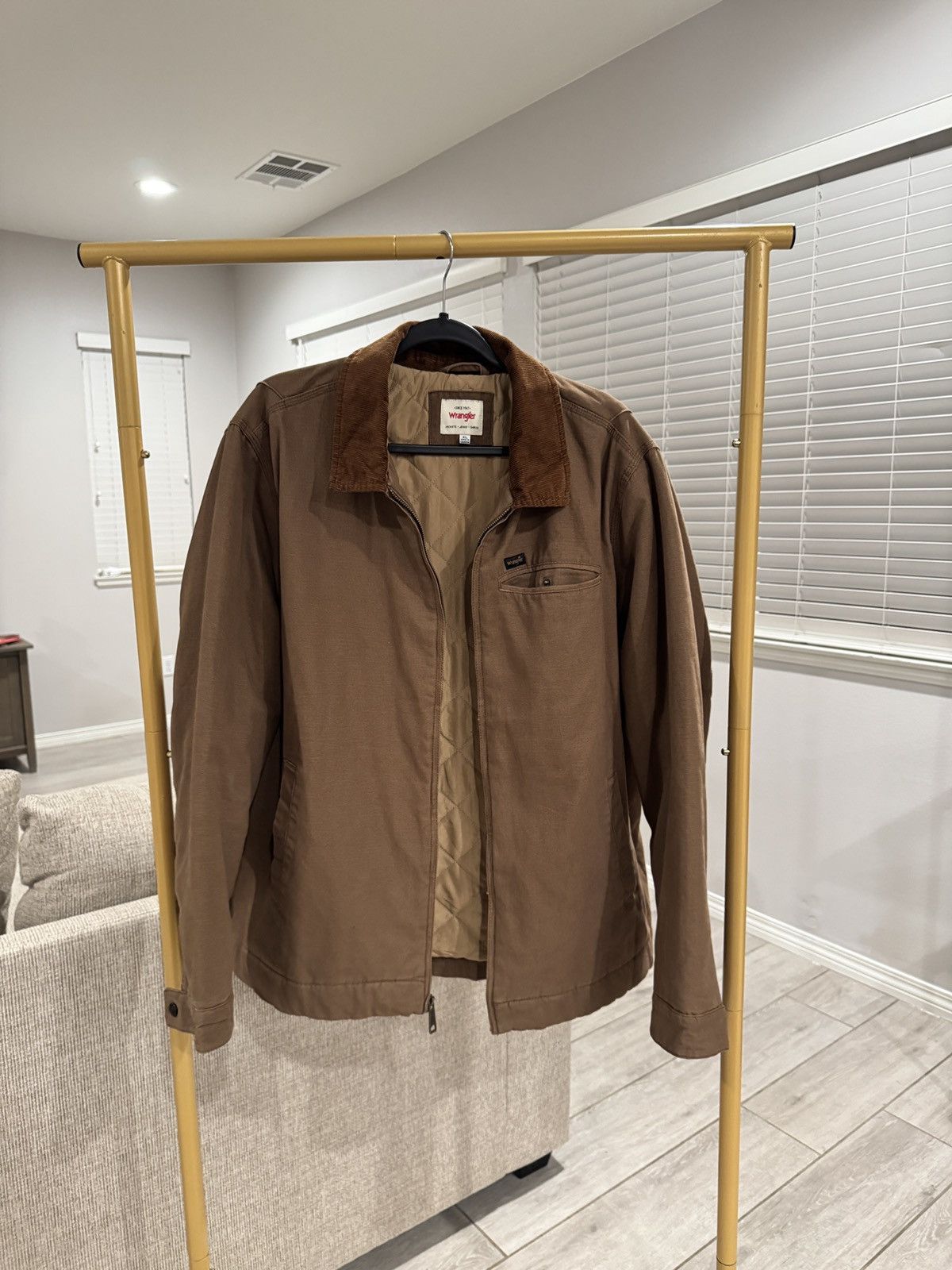 Wrangler Wrangler Quilted vintage brown jacket Size US XL / EU 56 / 4 - 1 Thumbnail