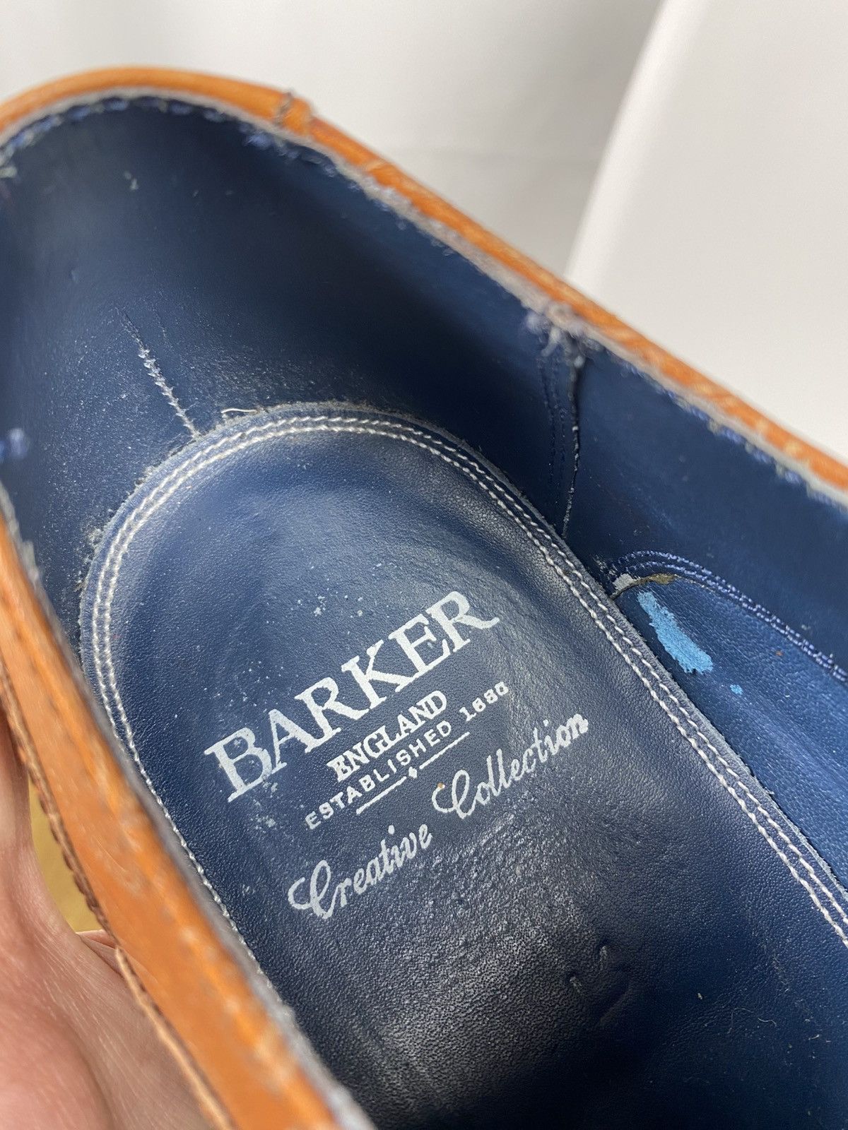 Barker Barker Grant Brogues Genuine Leather Paisley Printed Shoes Size US 11.5 / EU 44-45 - 9 Thumbnail