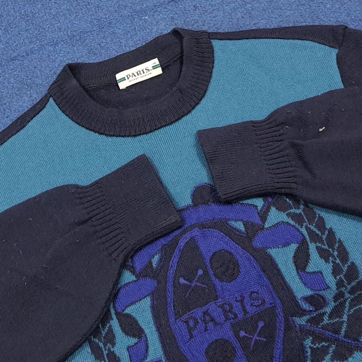 Vintage Vintage PARIS Resort Fashion Golf Wool Knit Pullover C291N32 Size US S / EU 44-46 / 1 - 5 Thumbnail