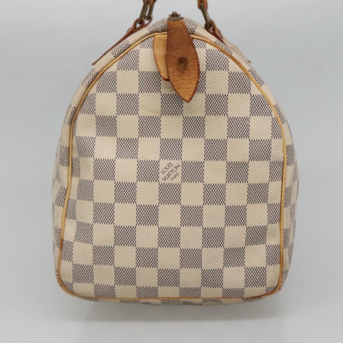 Louis Vuitton LOUIS VUITTON Damier Azur Speedy 30 Hand Bag N41533 Size ONE SIZE - 4 Thumbnail