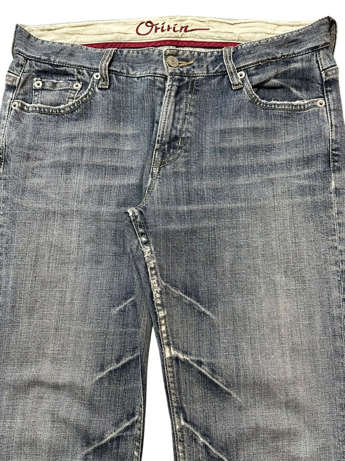 Japanese Brand Vintage Japanese Brand Blue Faded Wash Style Baggy Jeans Size US 31 - 4 Thumbnail