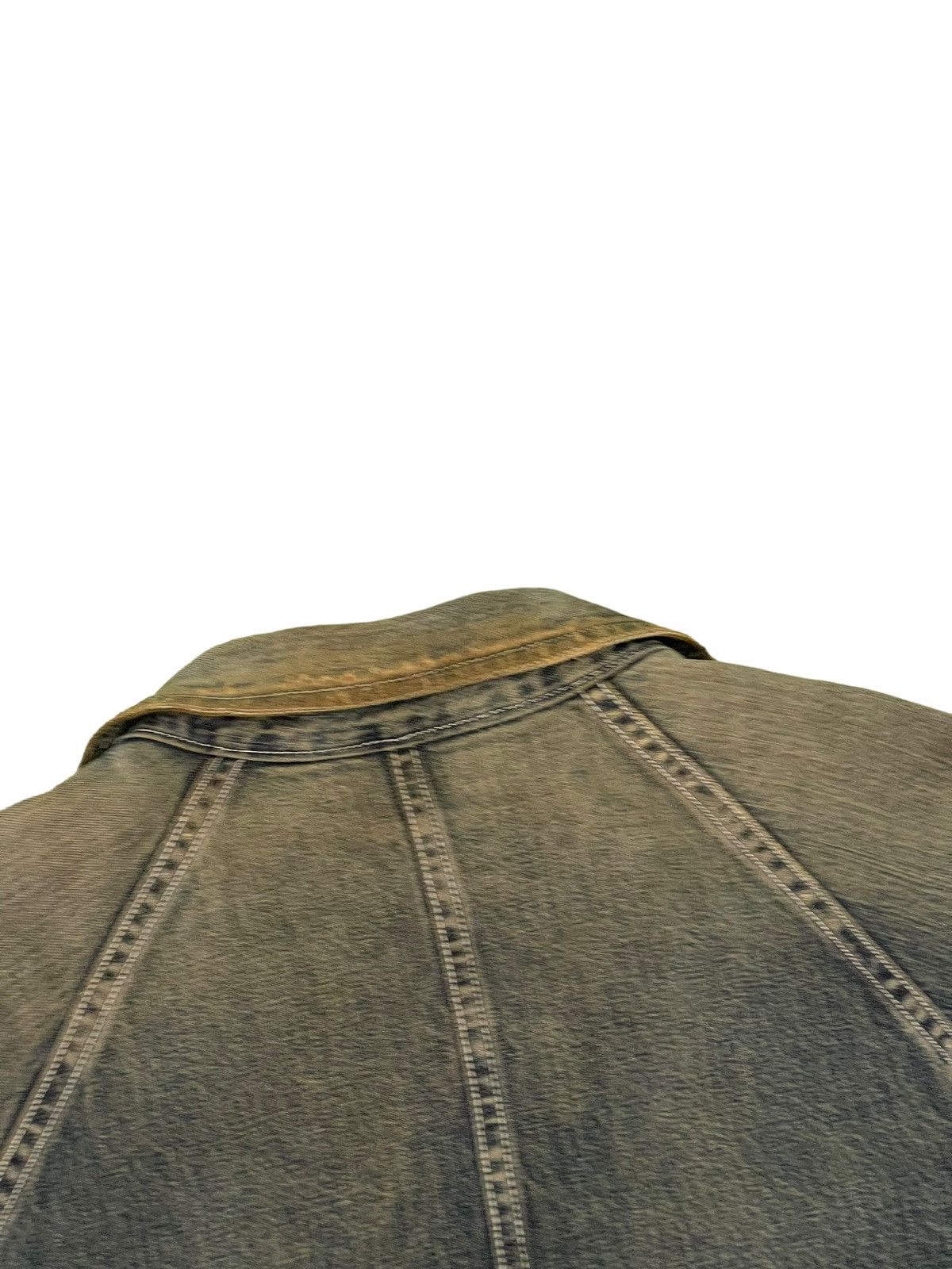 Sugar Cane Damaged Faded Sugar Canes Chore Jacket Distress Denim 5🟩8 Size US L / EU 52-54 / 3 - 23 Thumbnail