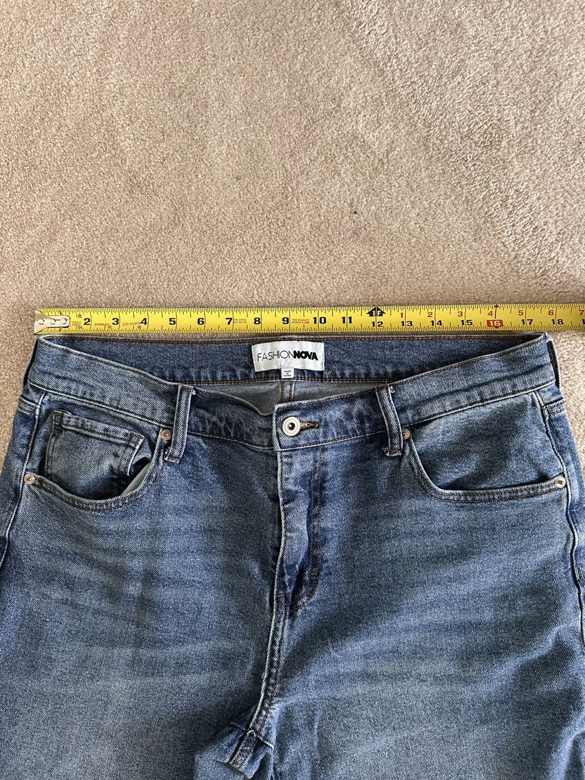 Fashion Nova × Vintage Baggy Denim Size US 34 / EU 50 - 4 Thumbnail