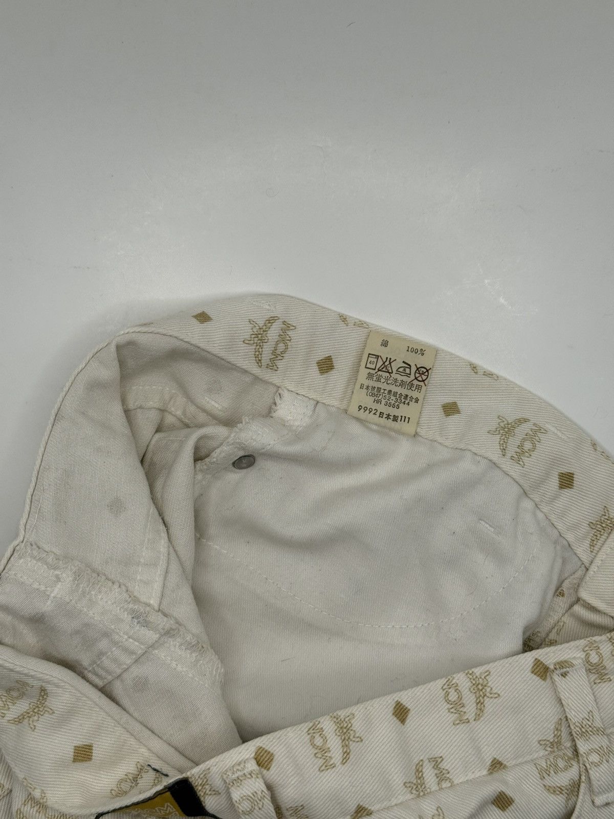 MCM Vintage Mcm O.T.C fullprint Monogram Jeans Size 28" / US 6 / IT 42 - 7 Thumbnail
