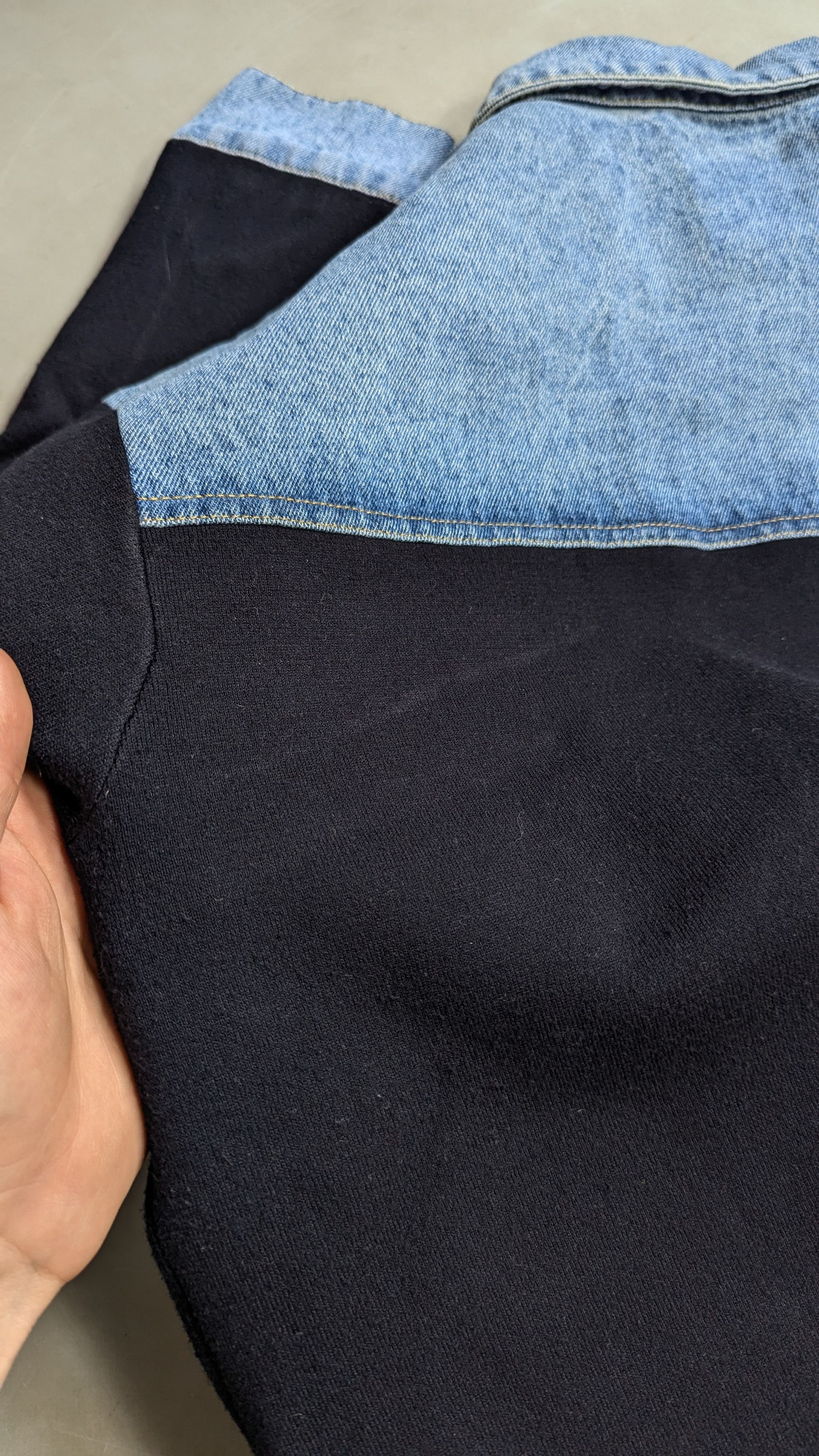 Sandro SANDRO PARIS DENIM AND WOOL JACKET WITH POCKETS Size M / US 6-8 / IT 42-44 - 14 Thumbnail