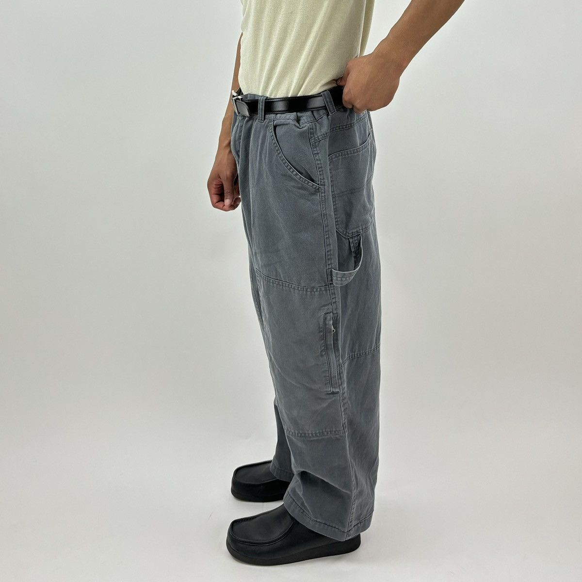 Faded Glory vintage Y2K FADED GLORY Utility Skater Wide Leg Cargo pants Size US 40 / EU 56 - 2 Thumbnail