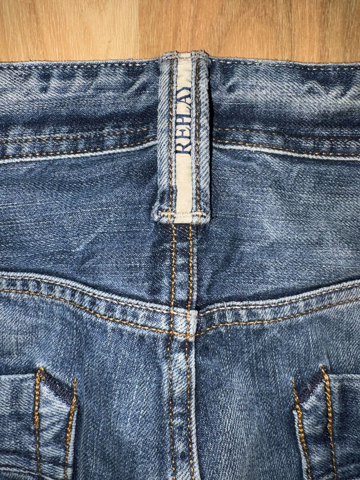 Replay Replay Moresk Slim-Straight Distressed Jeans - Size 30x32 Size US 30 / EU 46 - 13 Thumbnail