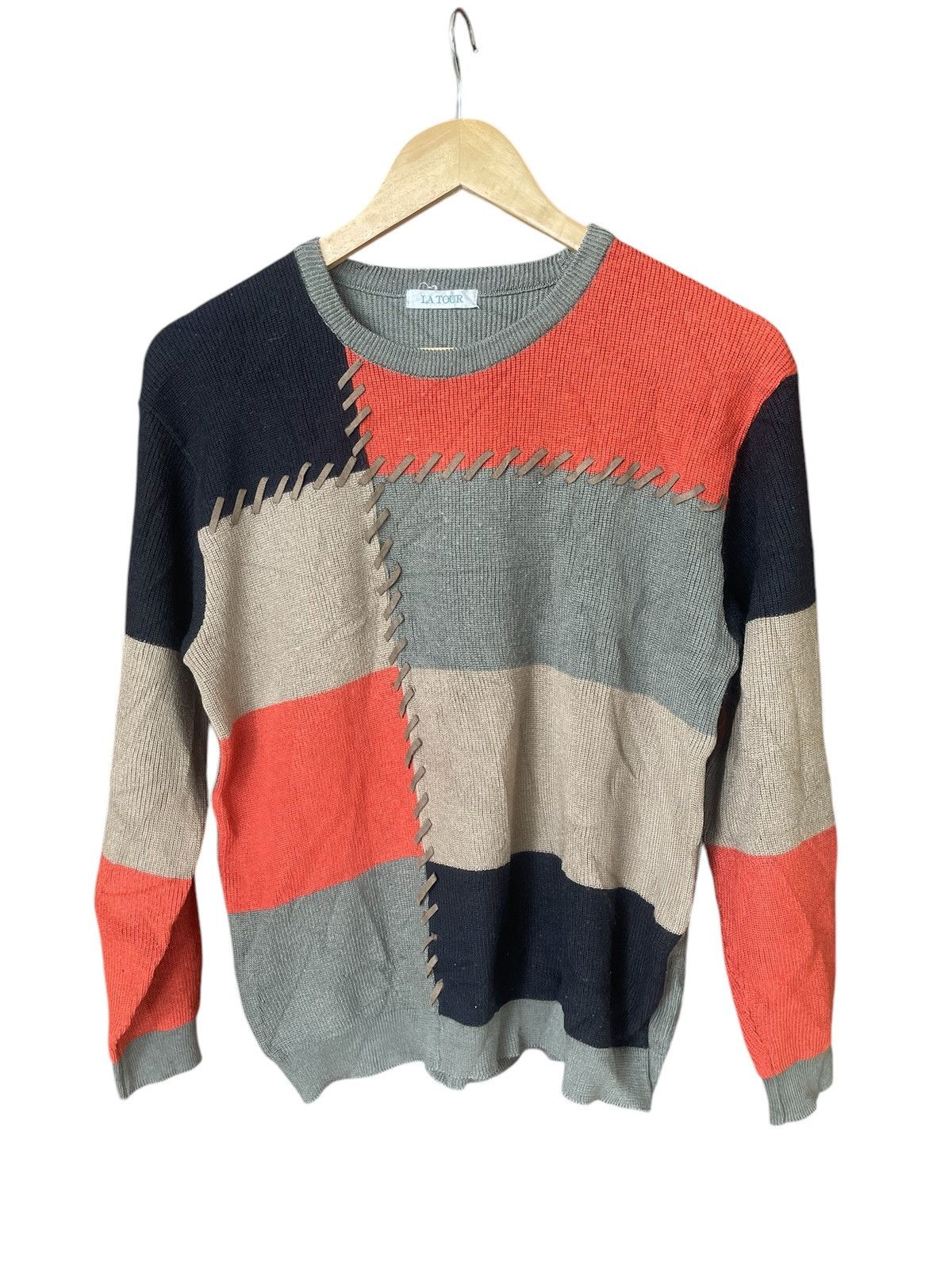 Homespun Knitwear × Japanese Brand La tour sweater with design Size US M / EU 48-50 / 2 - 1 Thumbnail