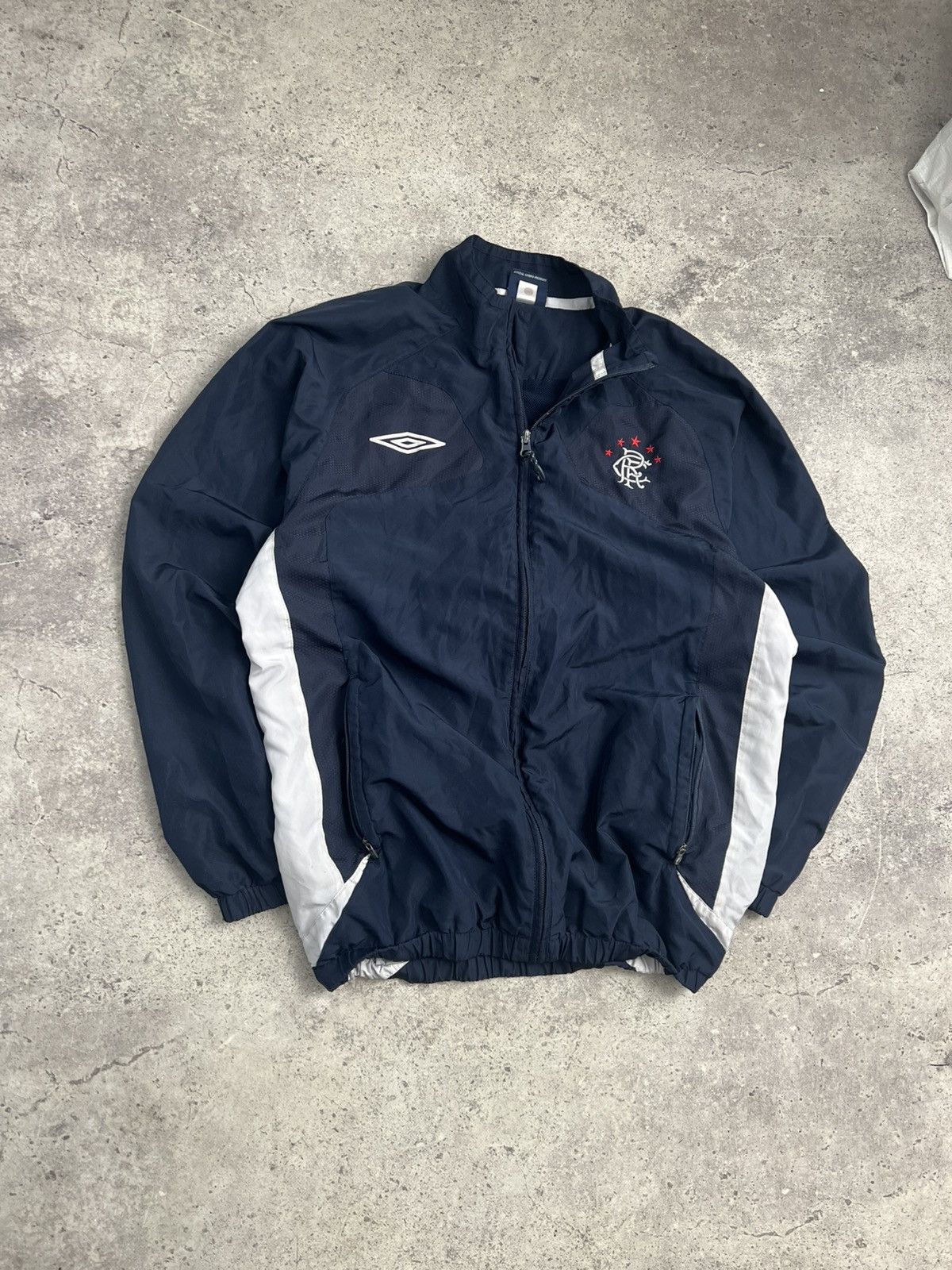 Umbro Vintage Umbro Rangers Track Jacket Football Soccer 2000s Size US M / EU 48-50 / 2 - 2 Thumbnail