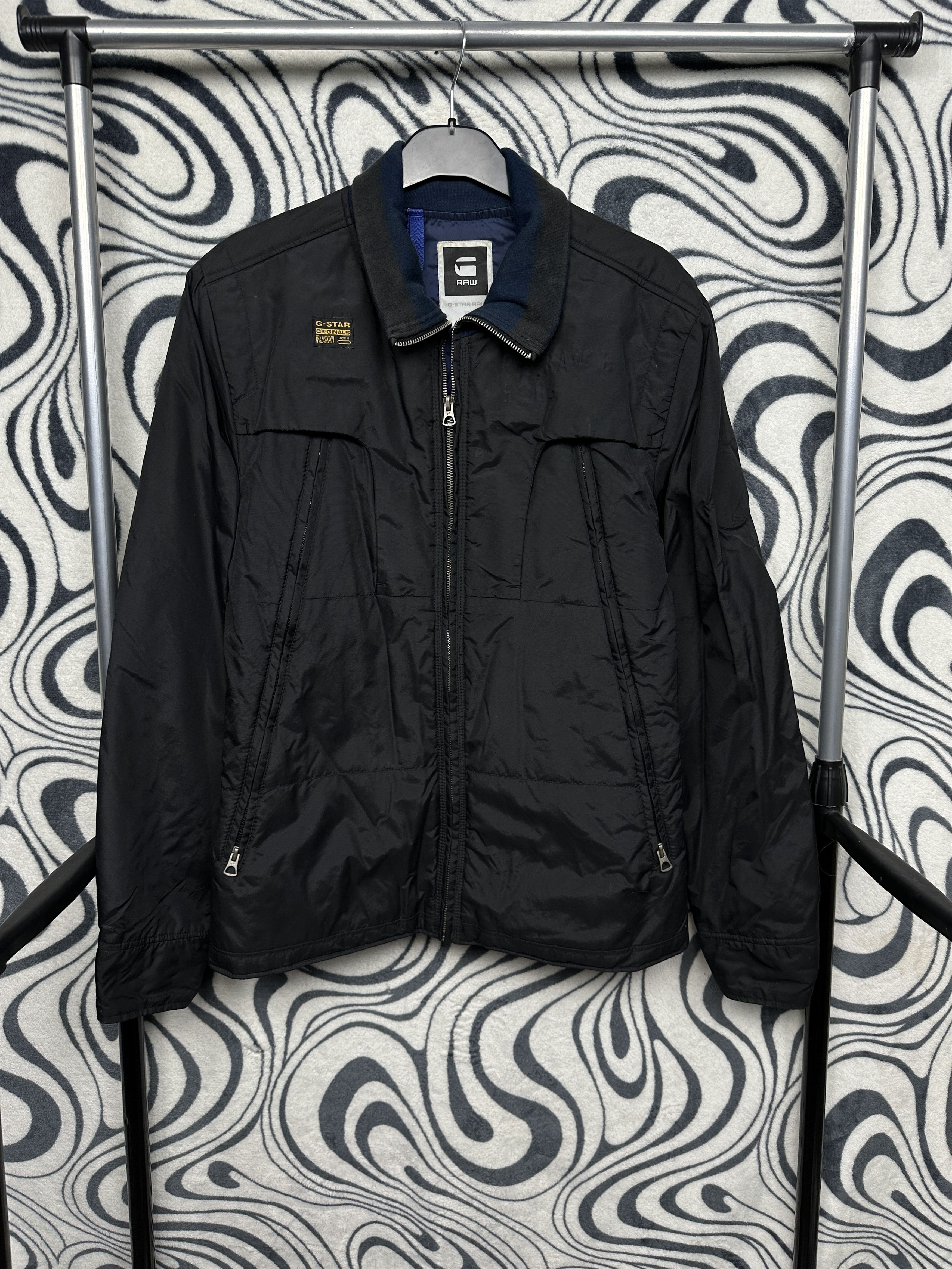 G-Star G Star Raw Mens Aerostate Overshirt Biker Jacket Y2K Size US L / EU 52-54 / 3 - 1 Thumbnail
