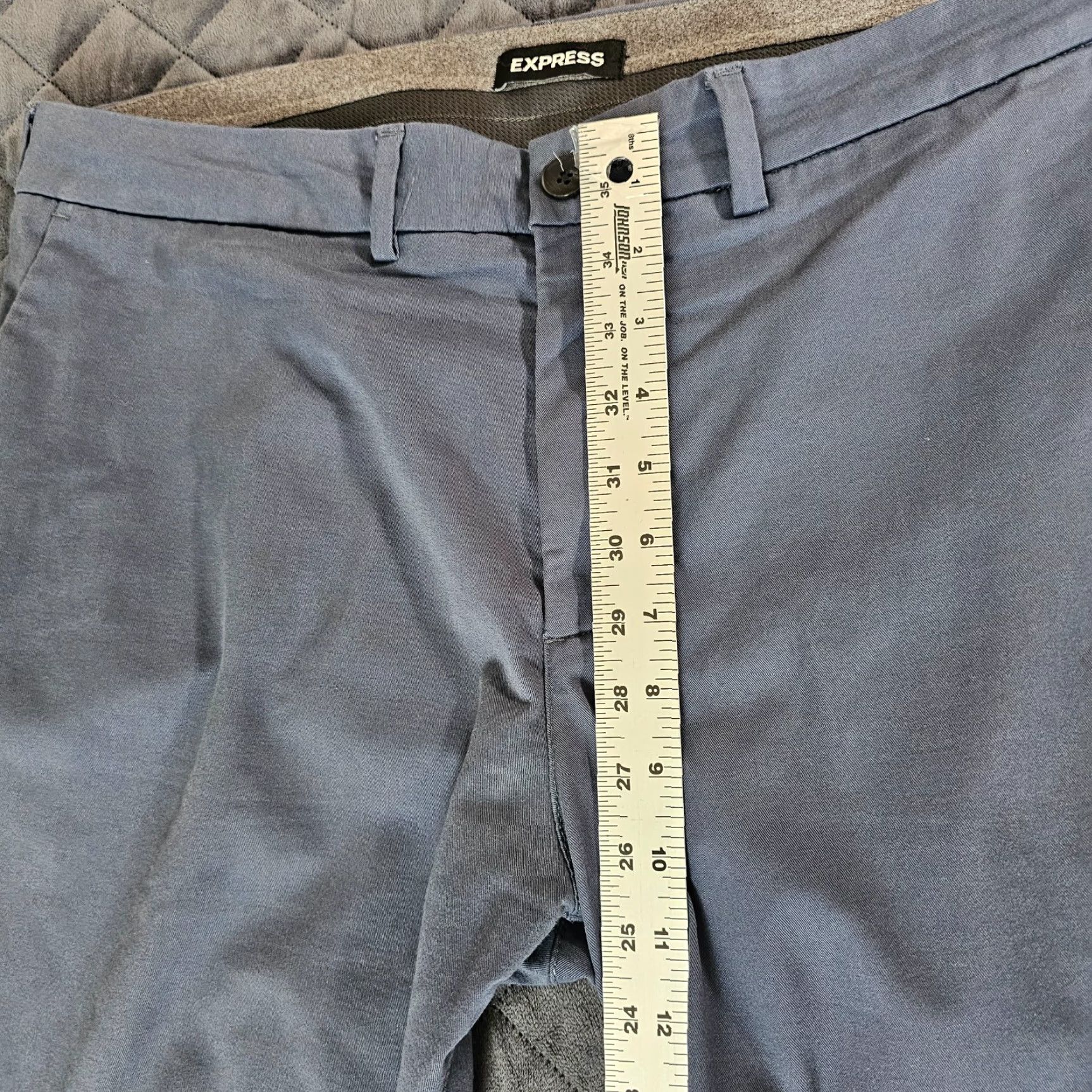 Express Express Slim Stretch 365 Comfort Men's Black Pants 34x32 Casual Chino Size US 34 / EU 50 - 6 Thumbnail