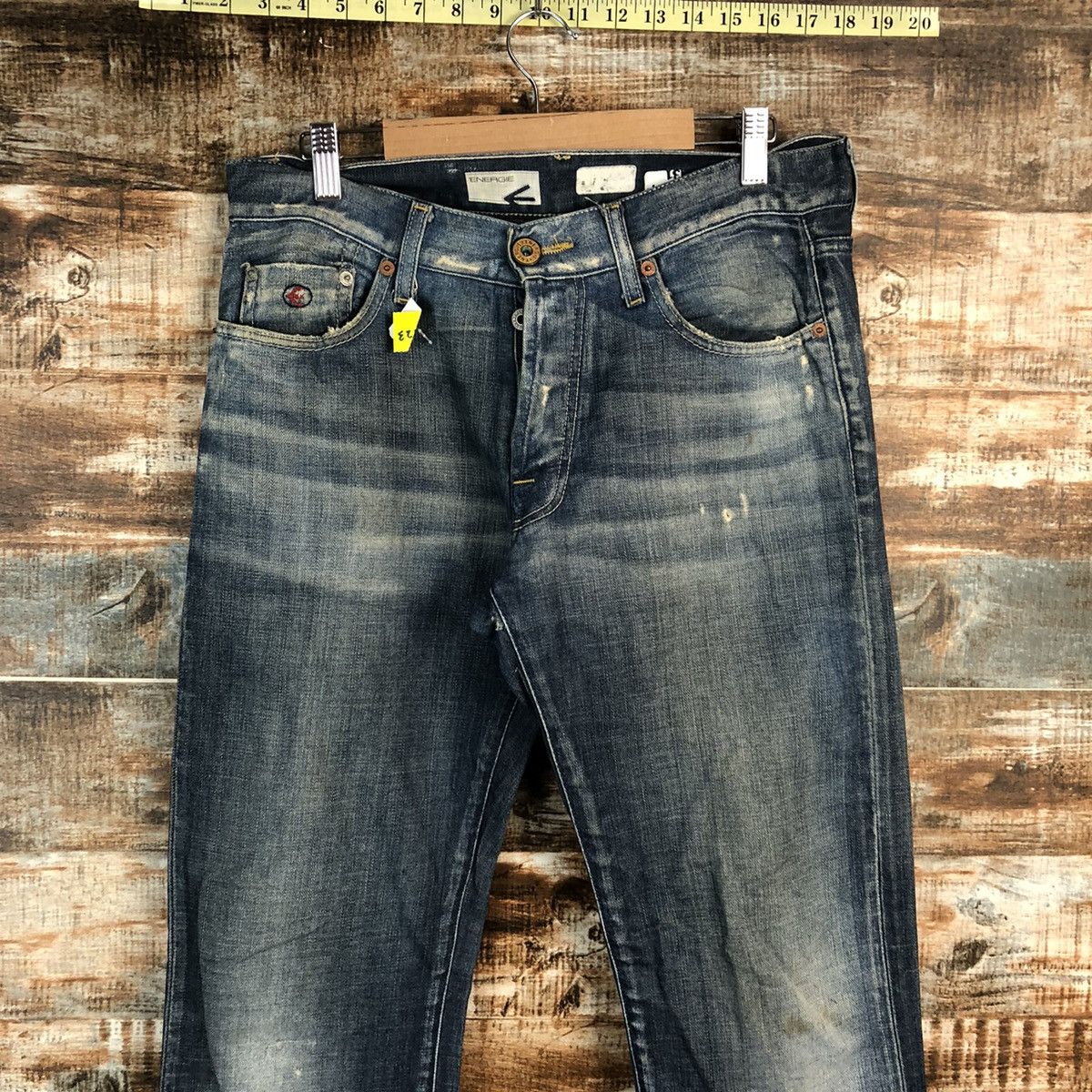 Energie DLL Energie faded Blue ripped Denim Pants #C123 Size US 31 - 4 Thumbnail