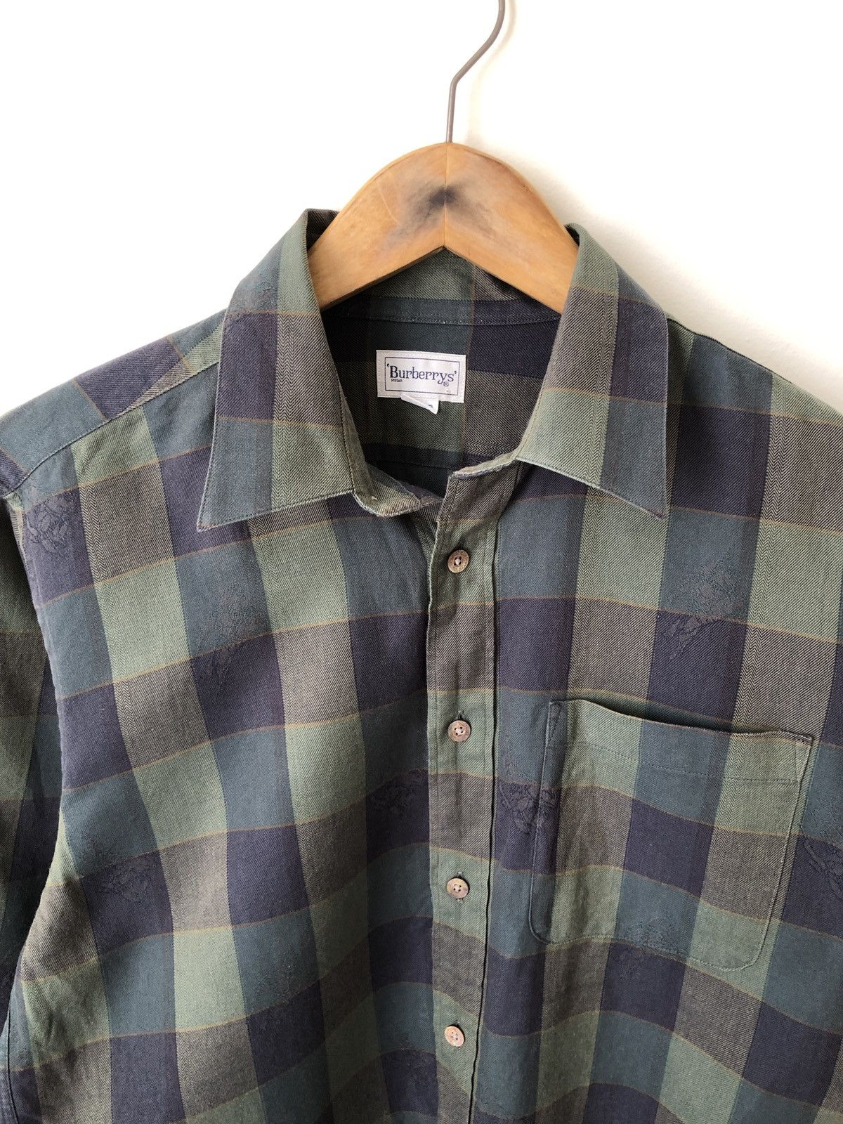 Burberry Vintage Burberry Button up Size US M / EU 48-50 / 2 - 3 Thumbnail