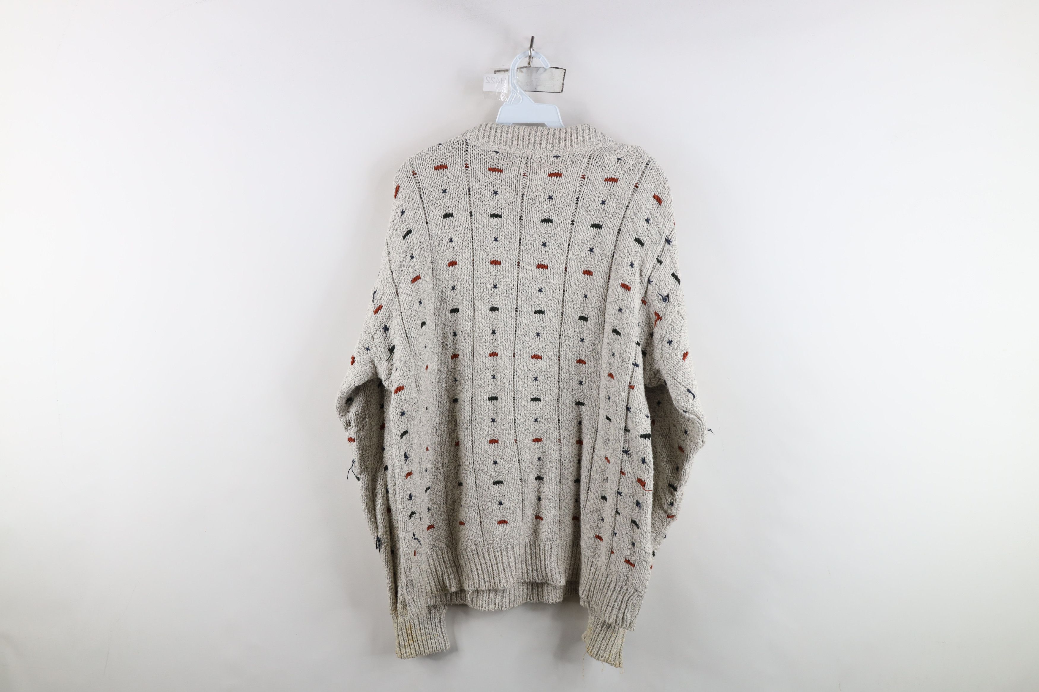 Vintage Vintage 90s Streetwear Chunky Ribbed Knit Sweater USA Size US M / EU 48-50 / 2 - 12 Thumbnail