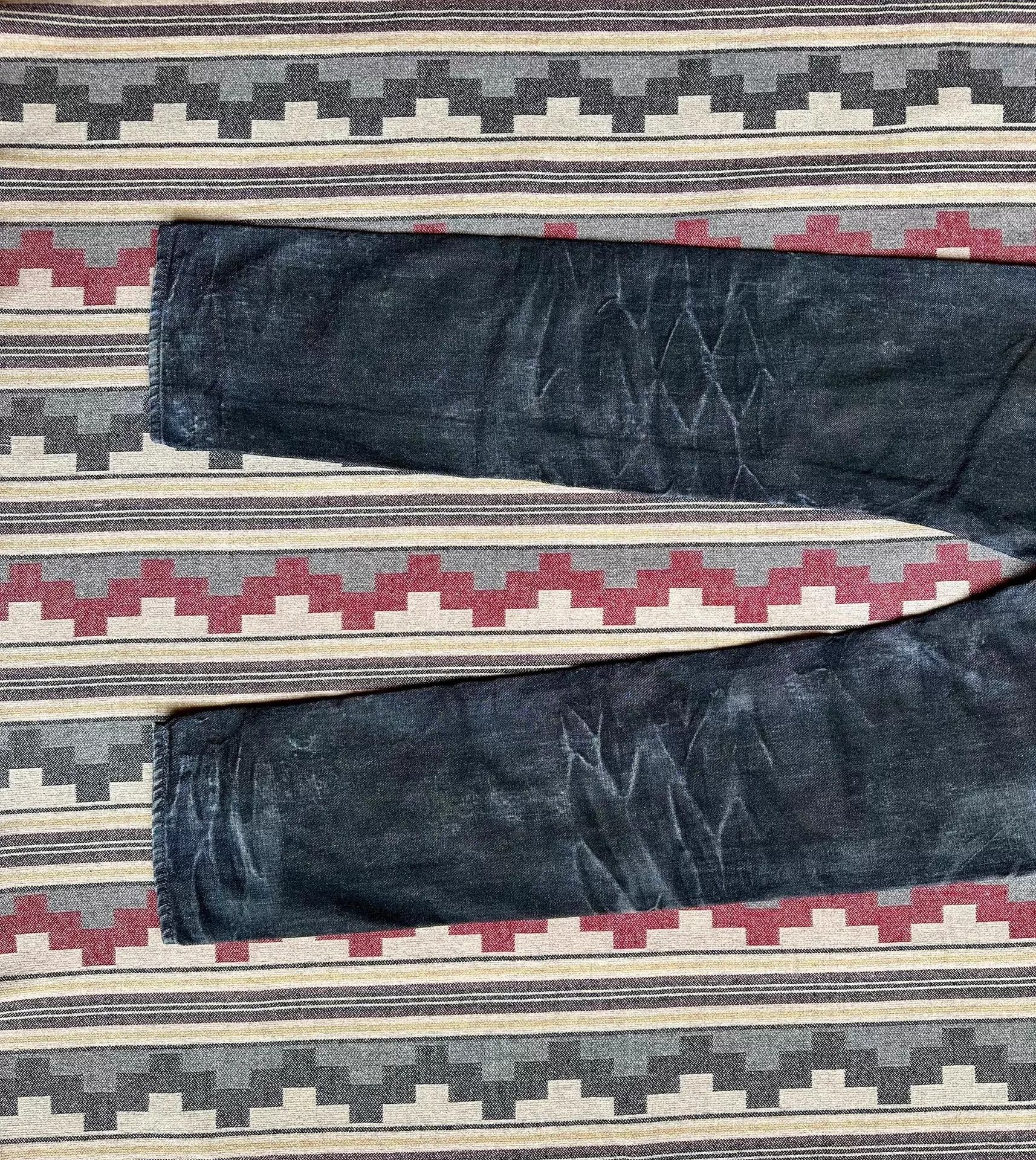 Prps Prps Noir P69P30VBL Rare Heavy Aged Selvedge Black Denim 32 Size US 32 / EU 48 - 8 Thumbnail