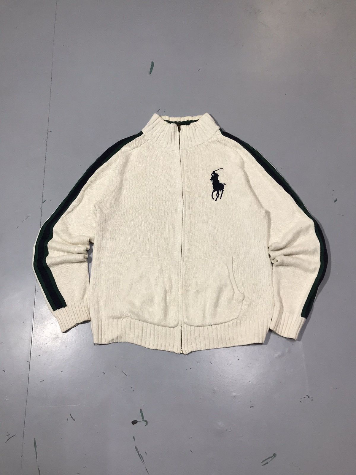 Polo Ralph Lauren Vintage polo big pony zipper sweater Size US XS / EU 42 / 0 - 1 Thumbnail