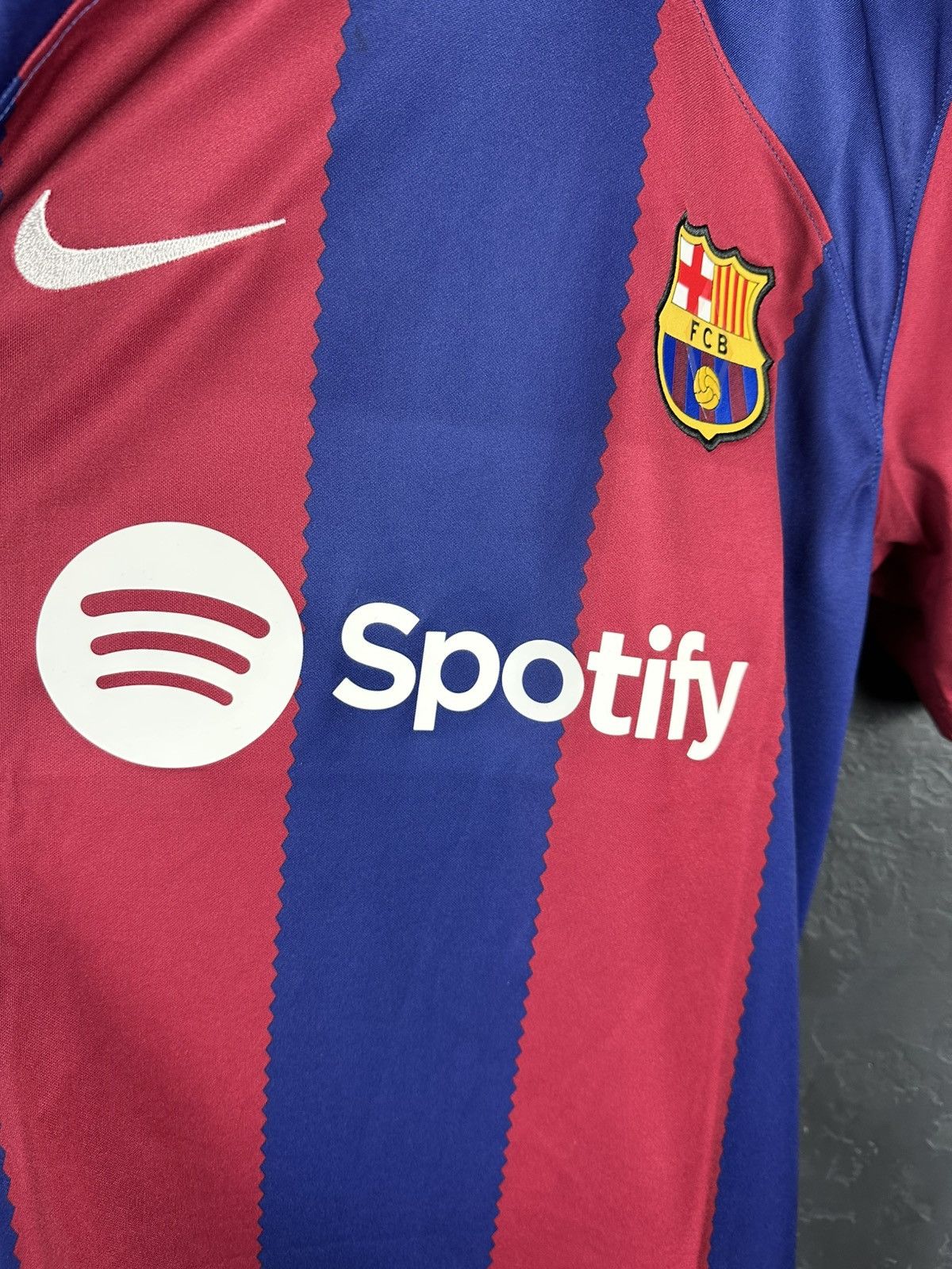 Other Fc Barcelona 10 Soccer Jersey 23/24 Home Champions League Size US M / EU 48-50 / 2 - 8 Thumbnail