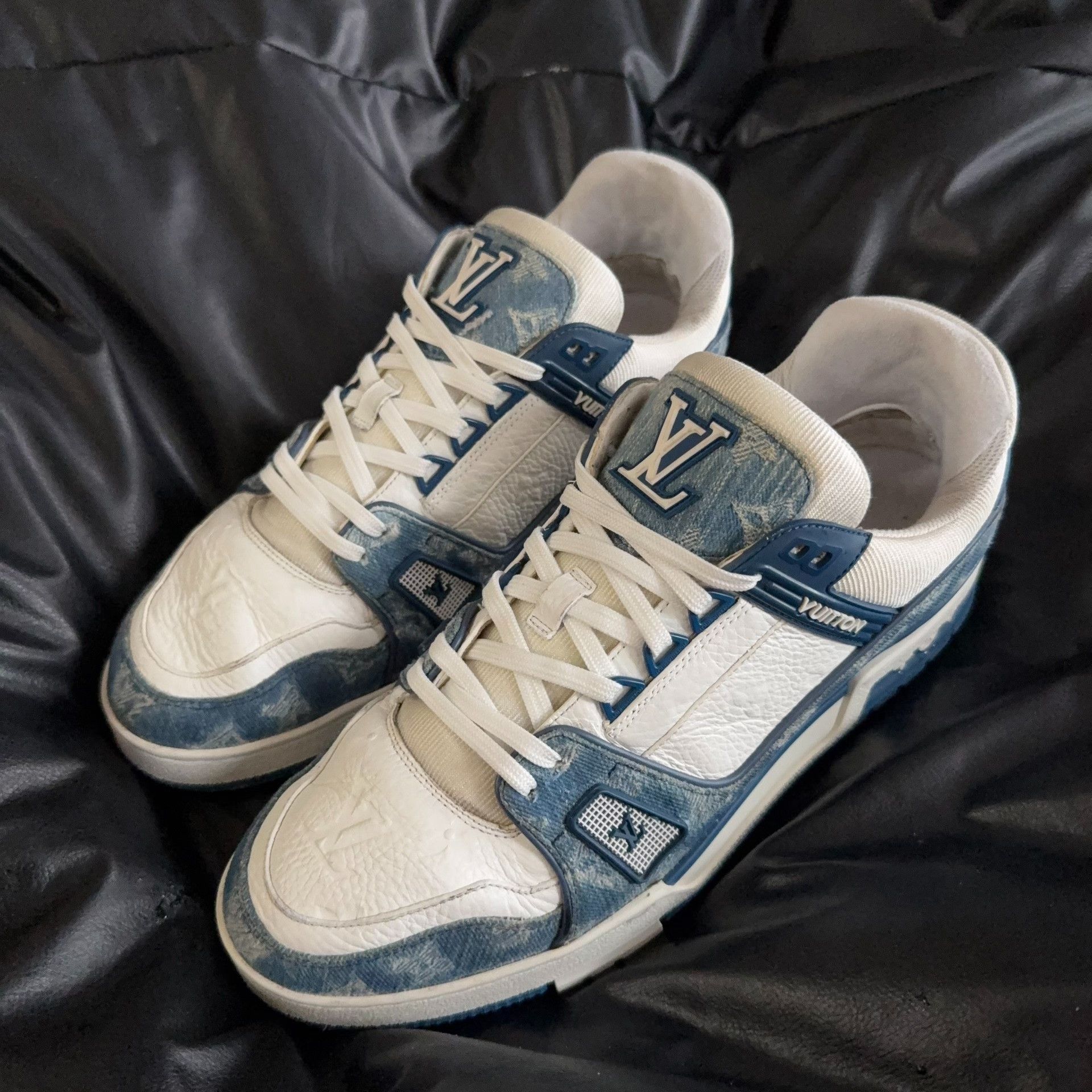Louis Vuitton Louis Vuitton Training Denim Blue Lowtop Sneakers 42 Men Size US 9 / EU 42 - 1 Thumbnail
