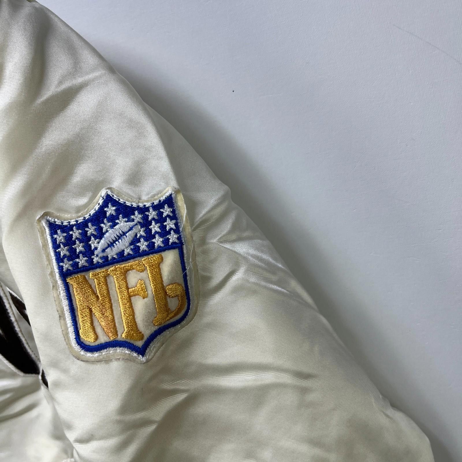 Starter Vintage 90s Starter Cleveland Browns Bomber Jacket Medium Size ONE SIZE - 7 Thumbnail