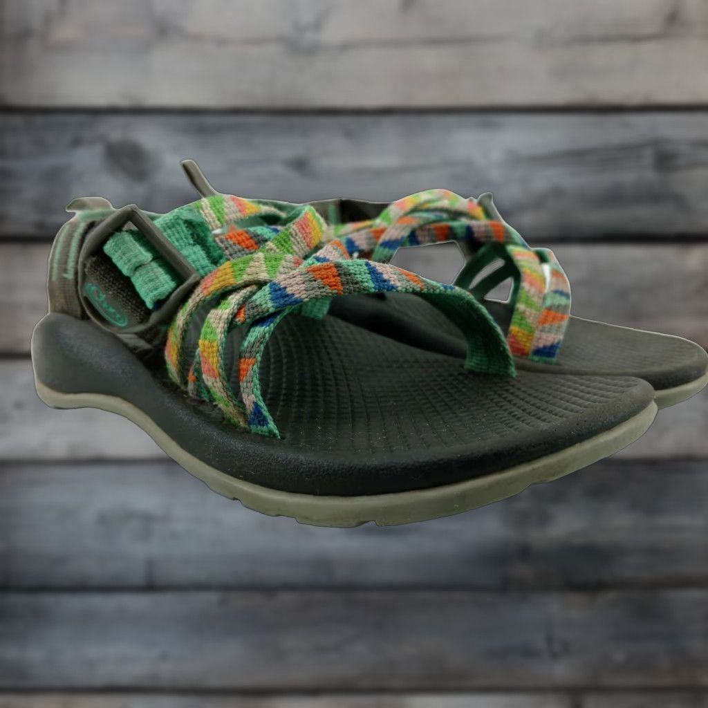 Chaco Chaco ZX/1 Classic Womens Sport Sandals Sz 2 Hiking Trail Water Outdoor Green Size US 4.5 / IT 34.5 - 1 Thumbnail