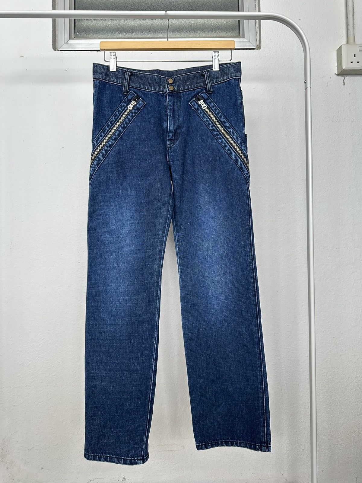 Japanese Brand Bloomy Asterisk hybrid indigo dyed denim Size US 31 - 12 Thumbnail