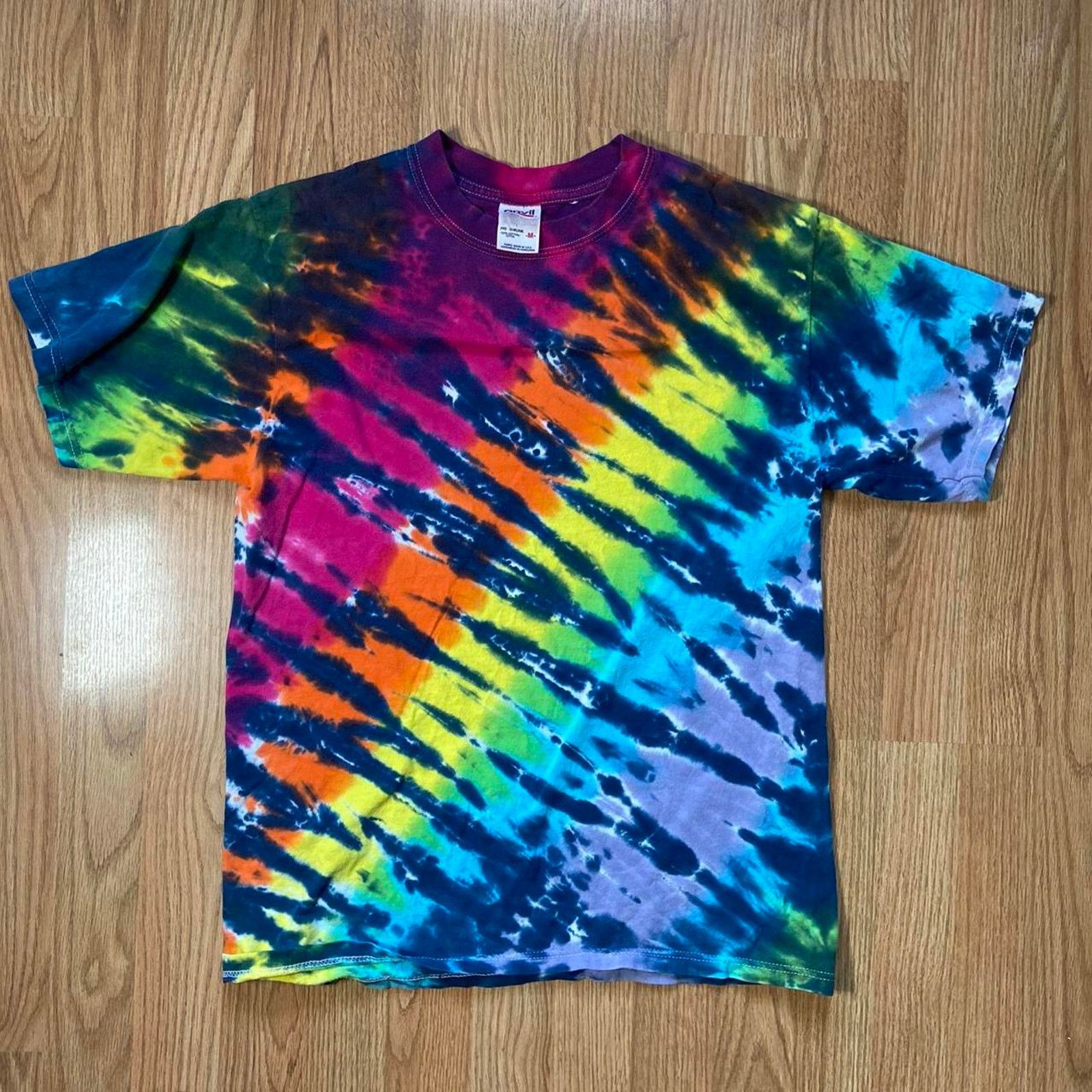 Fruit Of The Loom 90s anvil tie dye tee Size US M / EU 48-50 / 2 - 3 Thumbnail