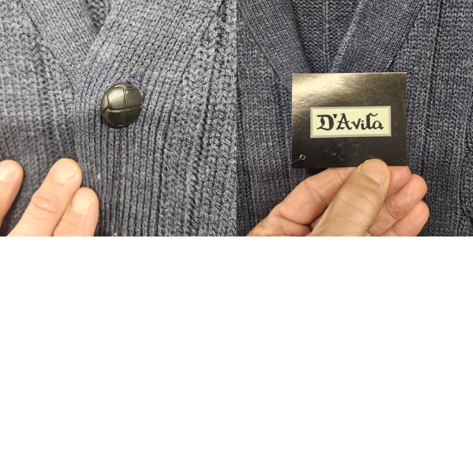 Vintage VINTAGE D'Avila Sweater Vest Mens 2XL Blue V-Neck Pockets Grandpa Preppy NEW Size US XXL / EU 58 / 5 - 8 Thumbnail