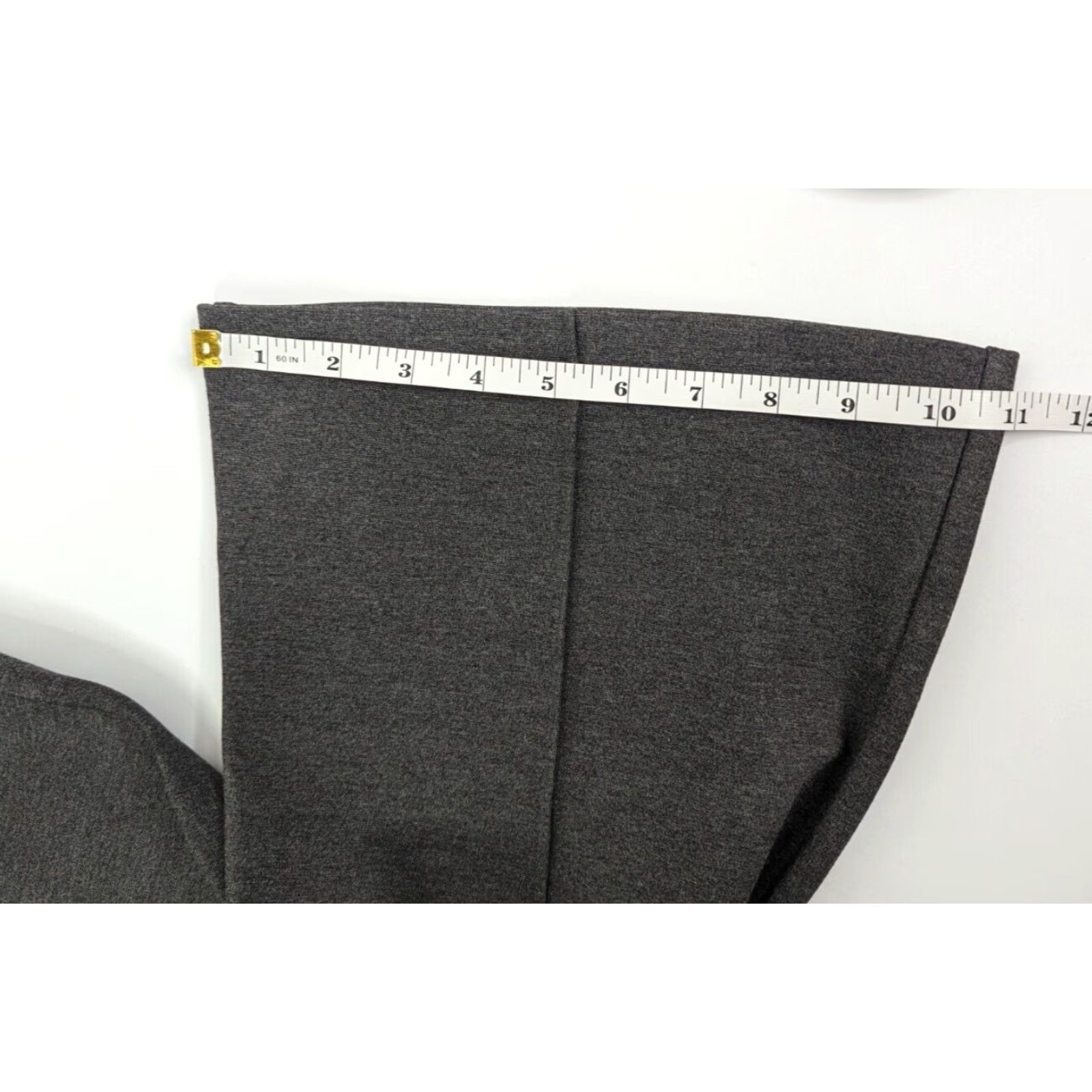 Banana Republic Banana Republic Grey High-Rise Flare Pants Size Large Rayon Nylon Stretch Womens Pants Flared 90s Style Size 36" / US 14 / IT 50 - 7 Thumbnail