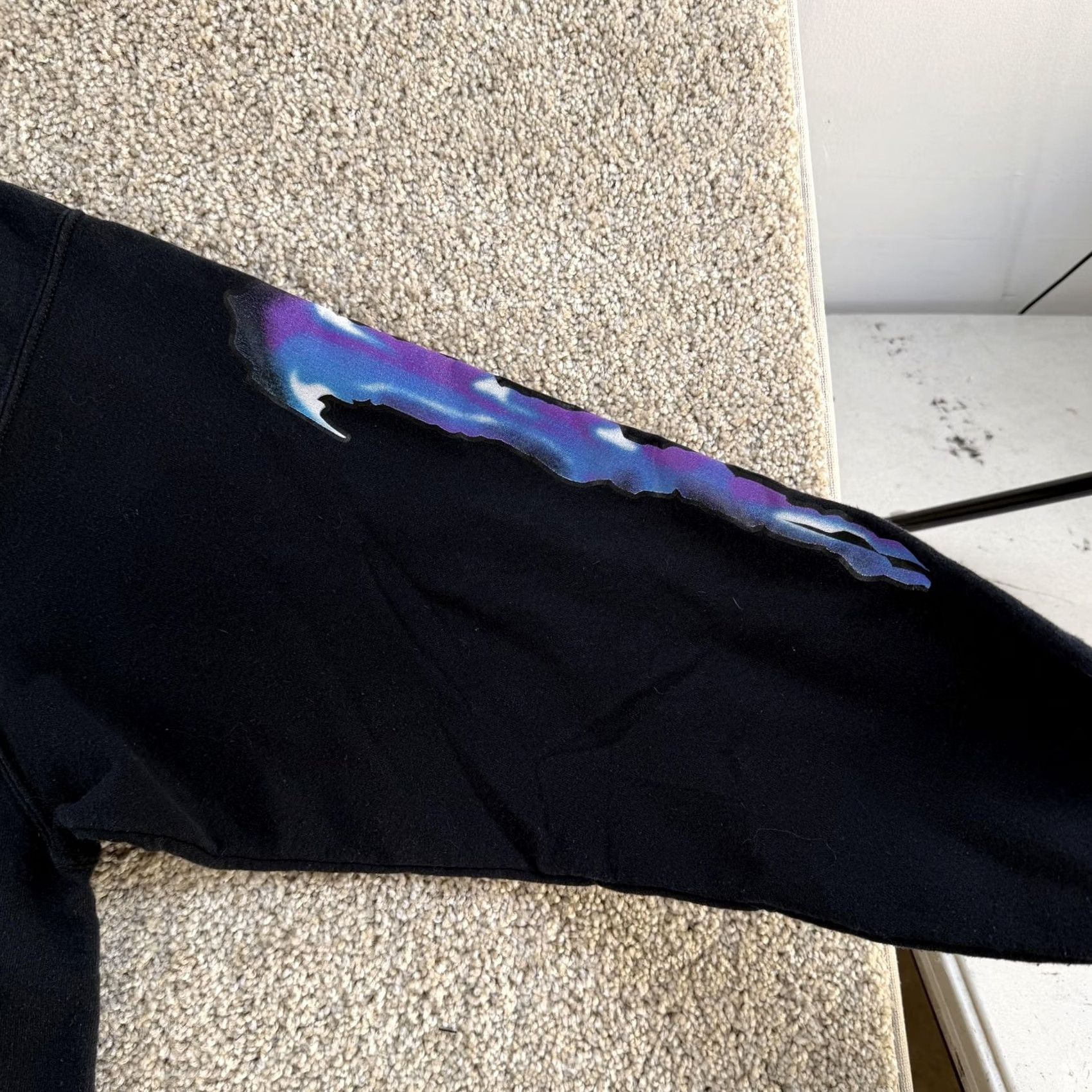 Jerzees Y2K Jerzees Hoodie Mens Large Black Fleece Sweatshirt Ocean City Maryland Size US L / EU 52-54 / 3 - 2 Thumbnail