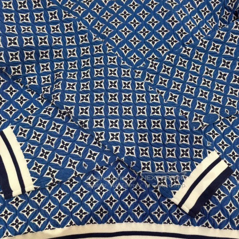 Louis Vuitton Louis Vuitton Blue logo sweater Size L / US 10 / IT 46 - 6 Thumbnail