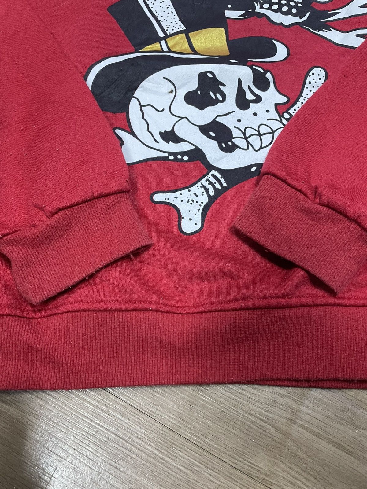 Vintage ed hardy born to hell hoodie