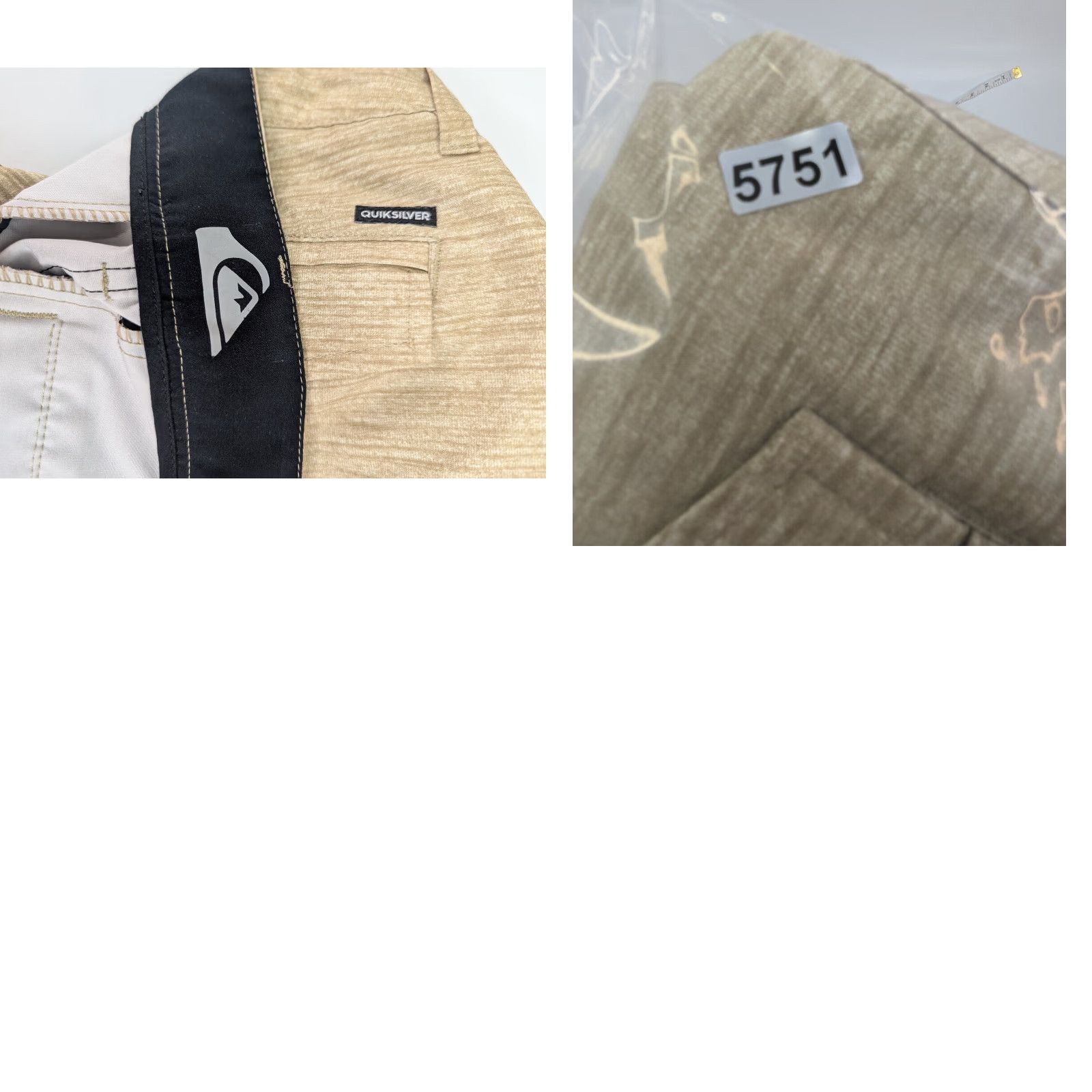 Quiksilver Quiksilver Shorts Men's 32 Khaki Yellow Amphibian Hybrid Beach Surf Board Size US 32 / EU 48 - 8 Thumbnail