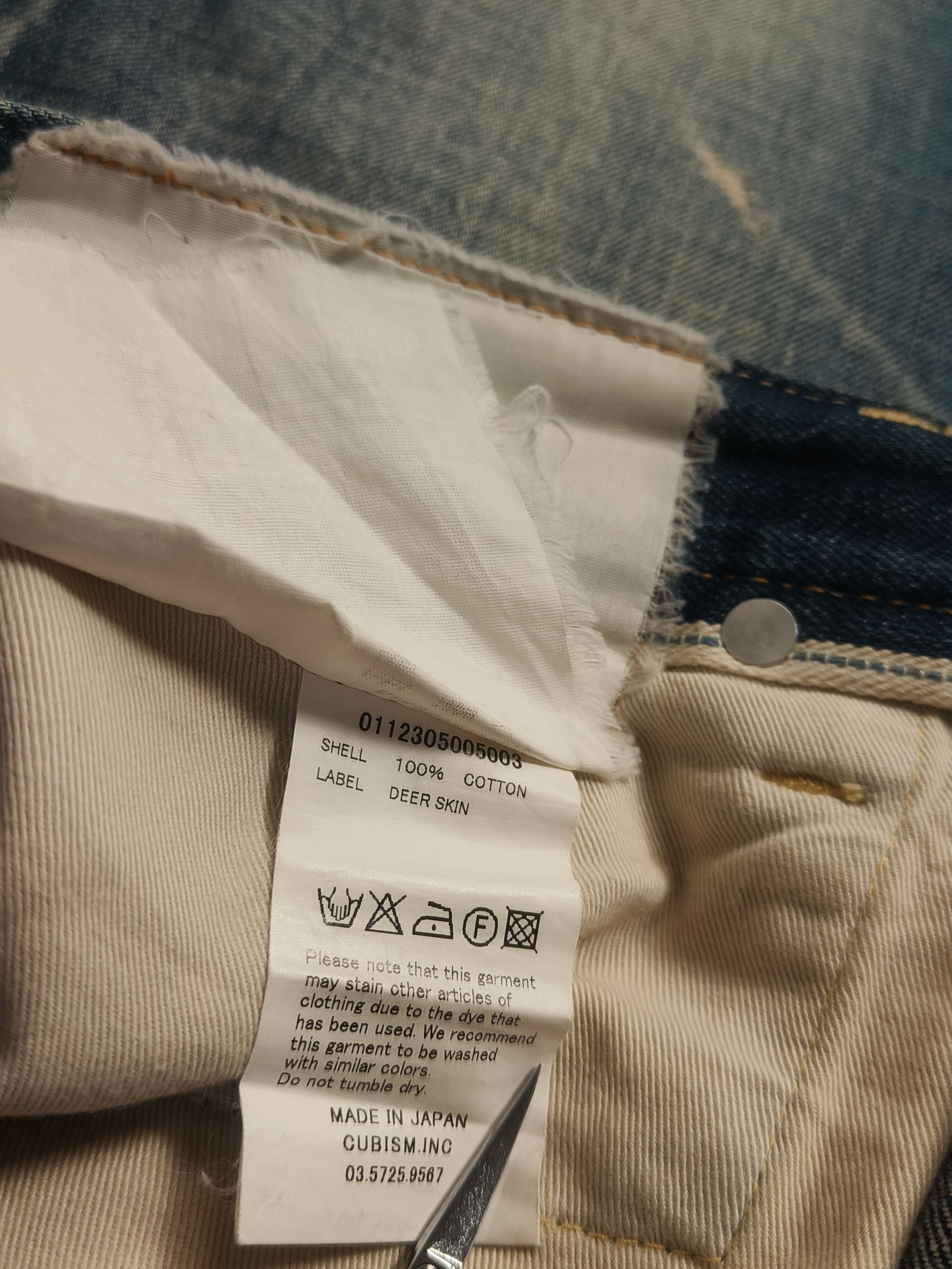 Visvim Visvim Social Sculpture 03D5 Repaired Vintage Wash Jeans Size US 32 / EU 48 - 10 Thumbnail