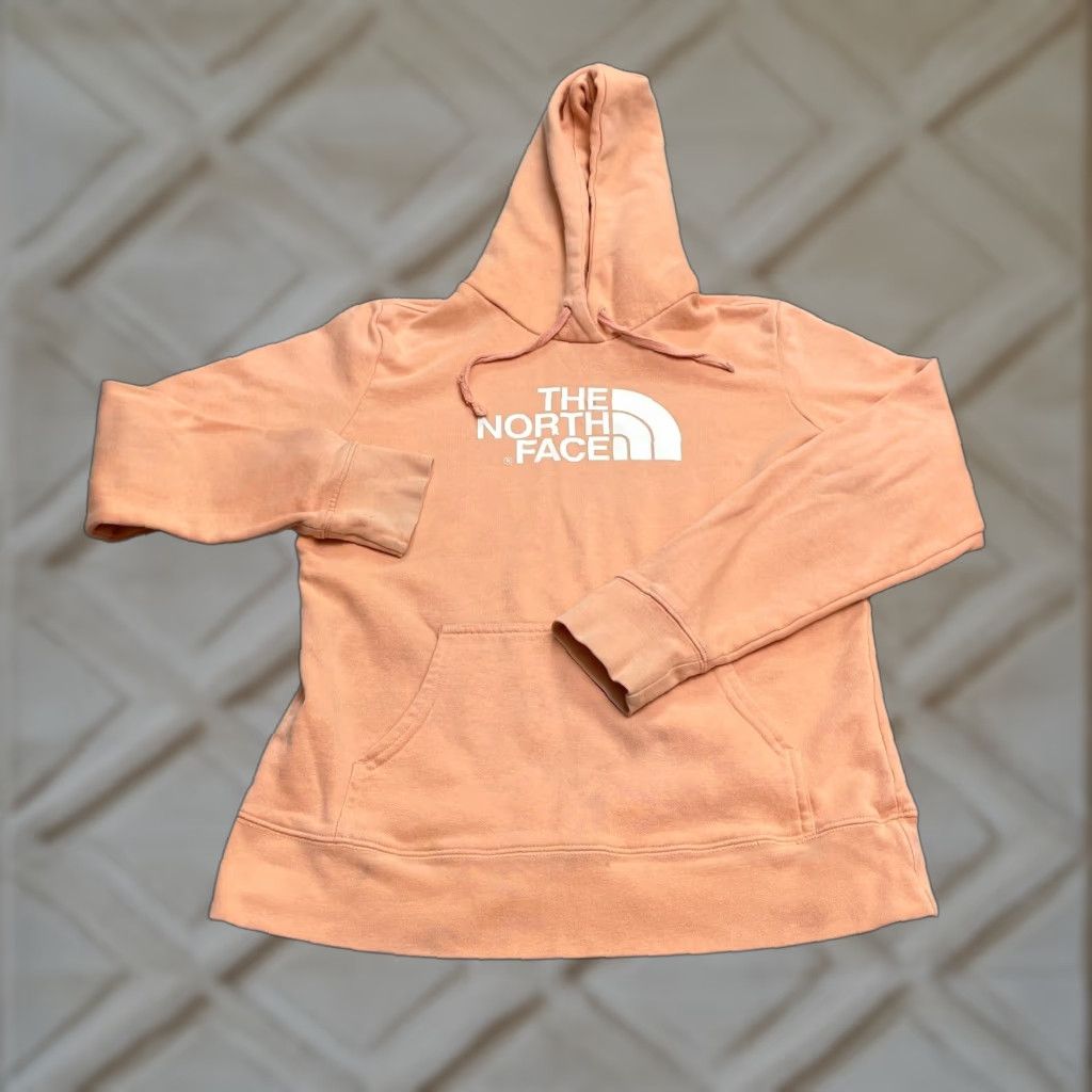 The North Face The North Face Hoodie Womens M Orange Pullover Casual All Seasons Size M / US 6-8 / IT 42-44 - 1 Thumbnail