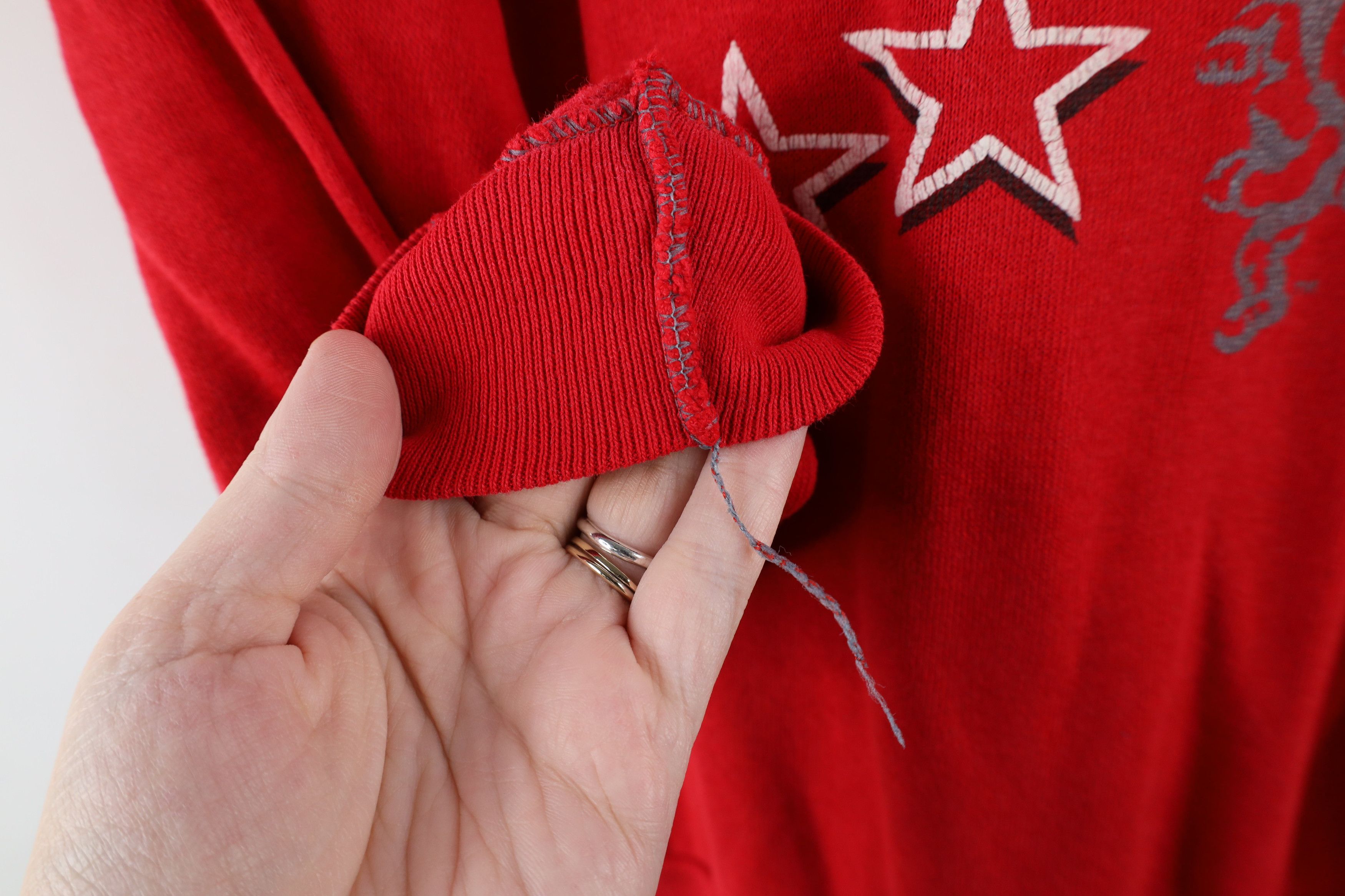 Vintage Vintage 80s Out Ohio State University Sweatshirt Red USA Size L / US 10 / IT 46 - 6 Thumbnail