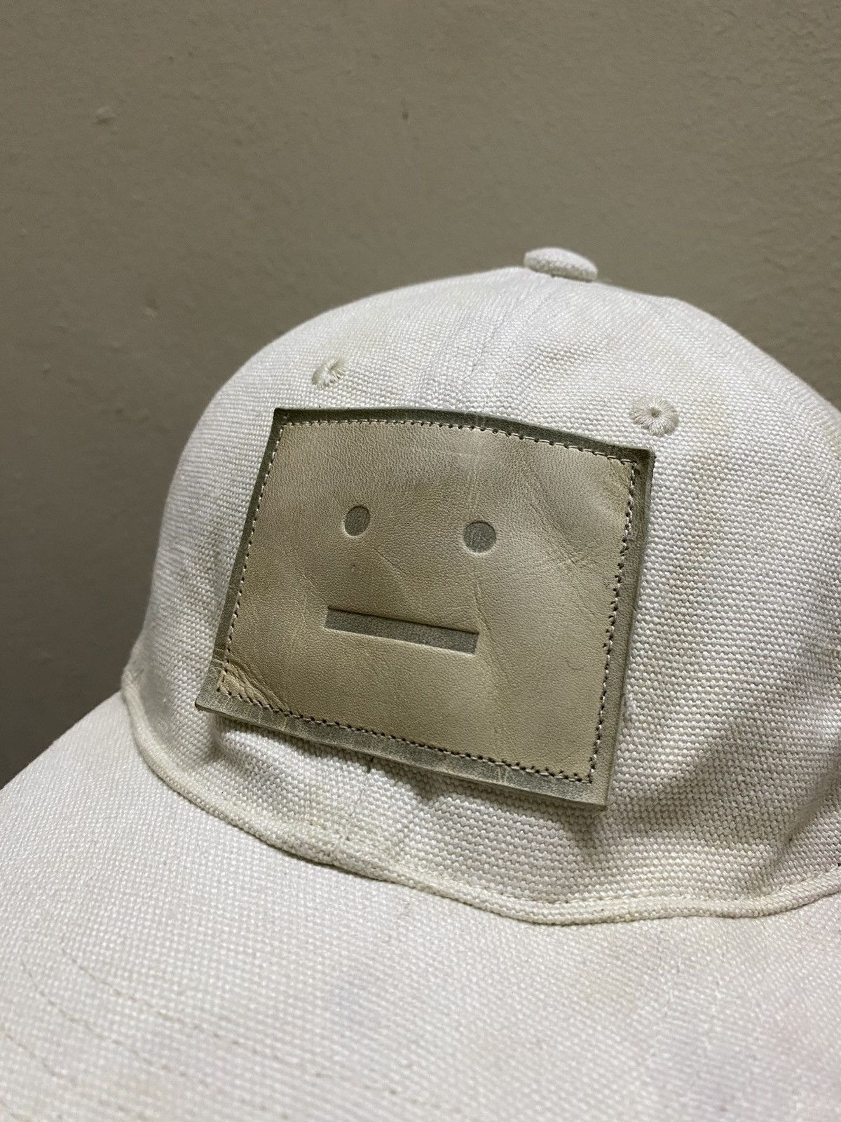 Acne Studios Acne Studios Cunov Canvas Frayed Face Cap Size ONE SIZE - 3 Thumbnail