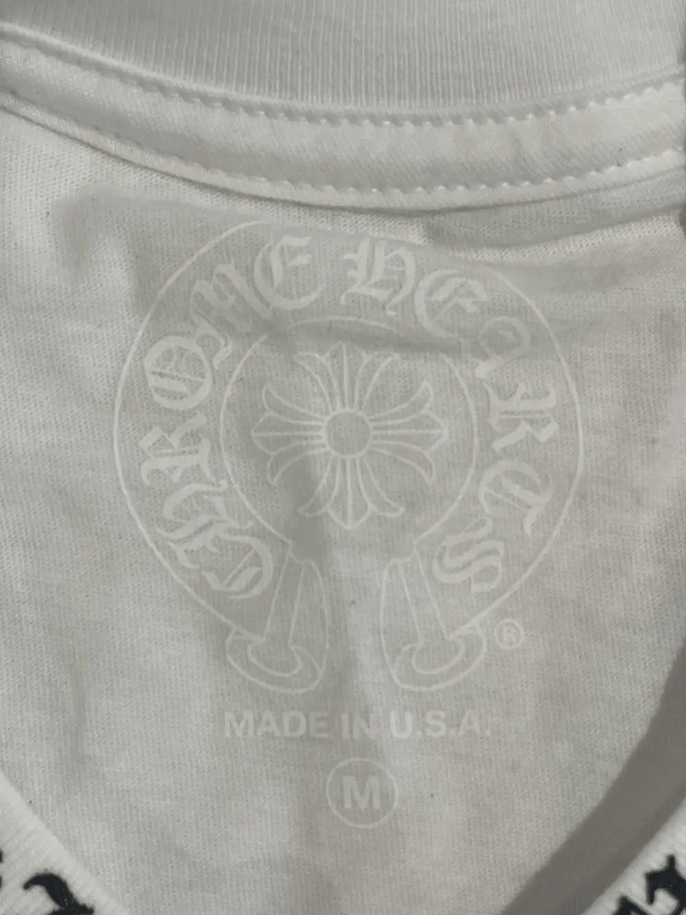 Chrome Hearts Chrome Hearts LOVE YOU White Short Sleeve T-Shirt Tee Size M / US 6-8 / IT 42-44 - 6 Thumbnail