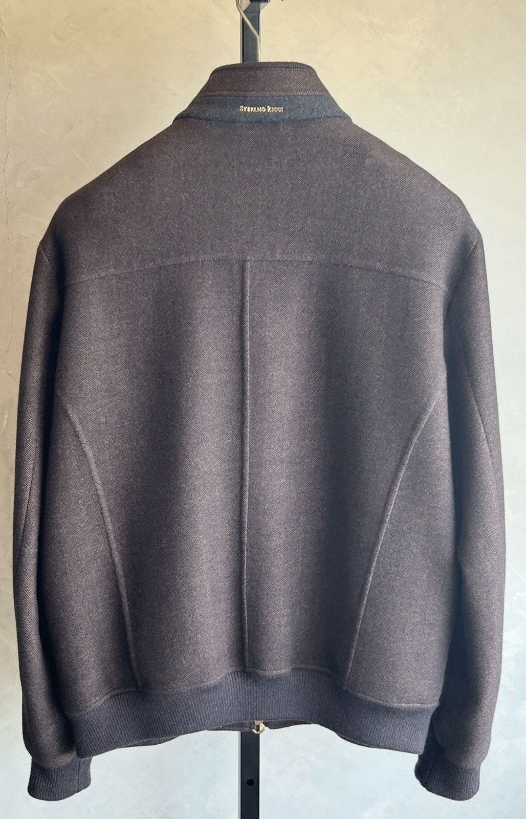 Stefano Ricci LNWOT $7250 Stefano Ricci Virgin Wool Herringbone Blouson Size US L / EU 52-54 / 3 - 7 Thumbnail