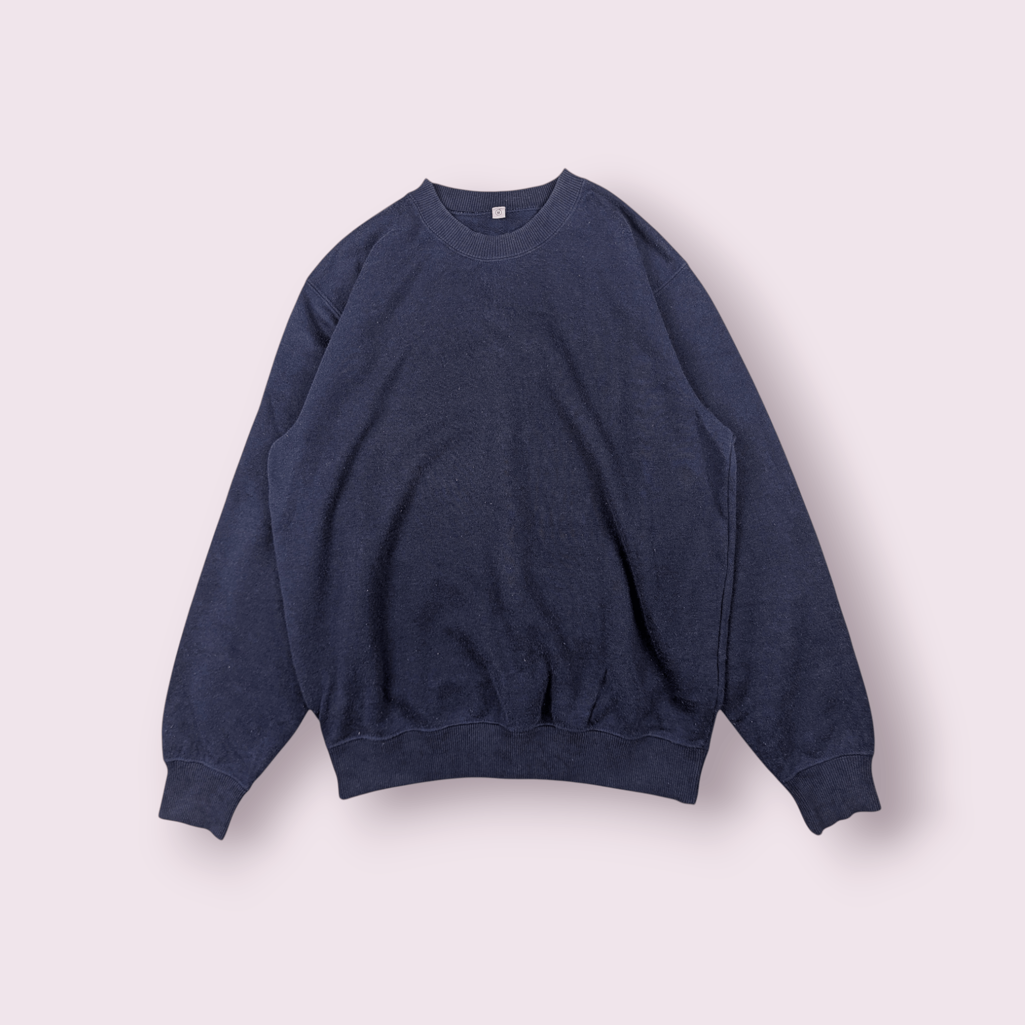 Uniqlo Vintage 90's UNIQLO Dark Blue Sweatshirts Jumper Pullover Size US M / EU 48-50 / 2 - 1 Thumbnail