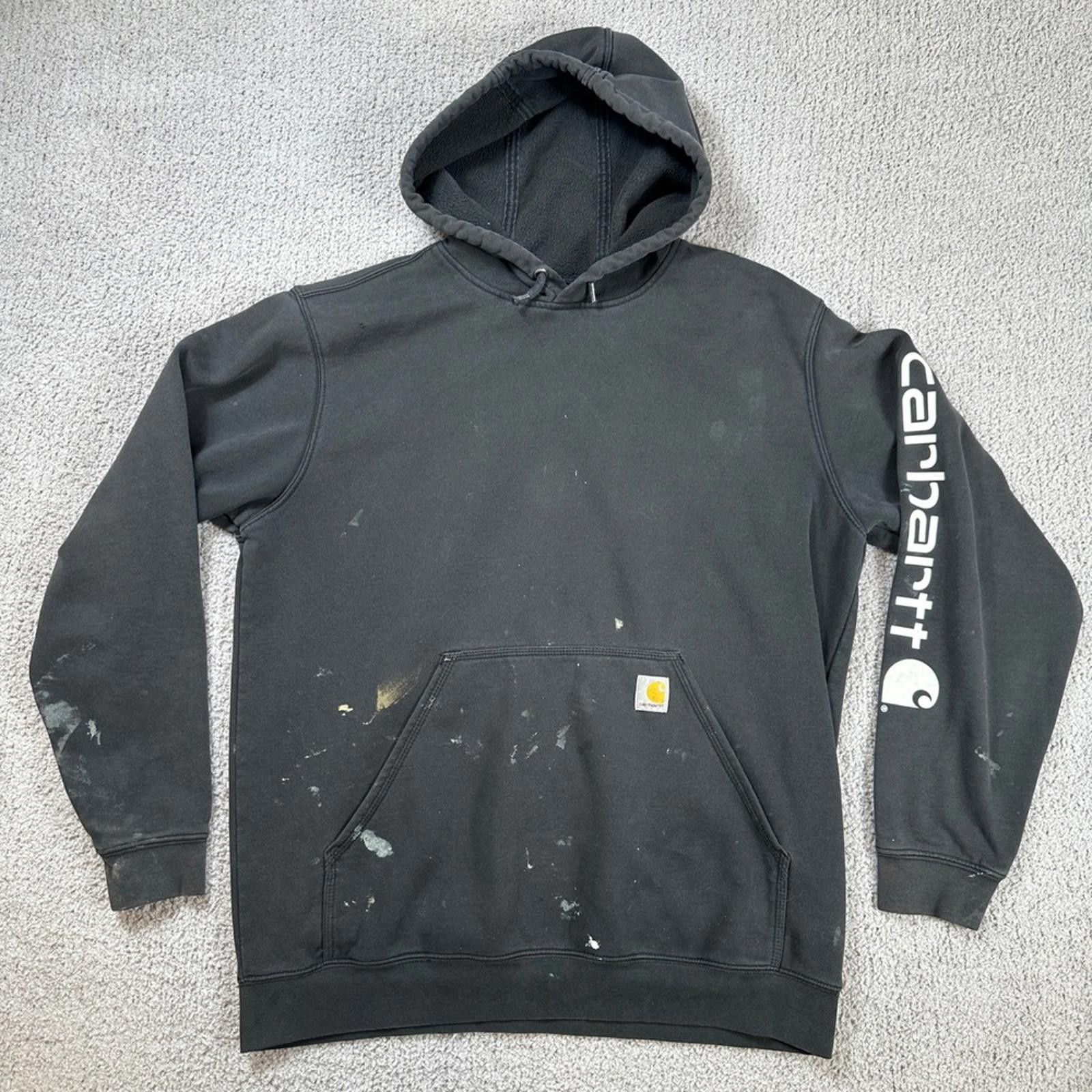 Carhartt Carhartt K288 BLK Hoodie Sweatshirt Men L Loose Fit Black Size US L / EU 52-54 / 3 - 1 Thumbnail
