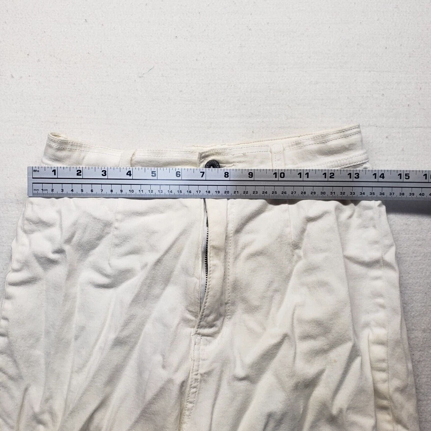 Vintage Adult Women's Size 10 Soft Flattering Northwest Blue Cotton Rich Capri Style Pants Size 32" / US 10 / IT 46 - 3 Thumbnail