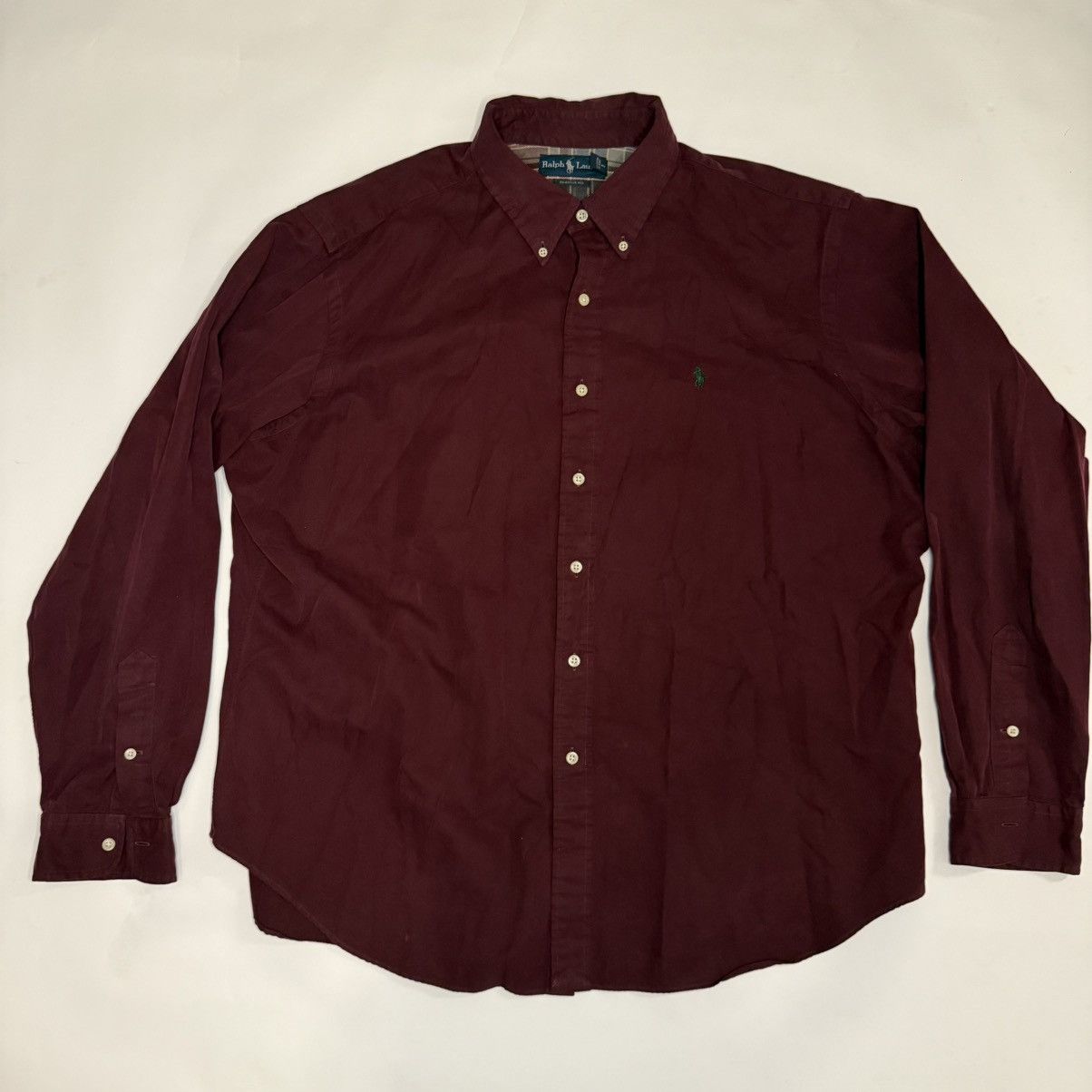 Ralph Lauren Ralph Lauren Classic Fit Shirt - XXL - Burgundy Size US XXL / EU 58 / 5 - 1 Thumbnail