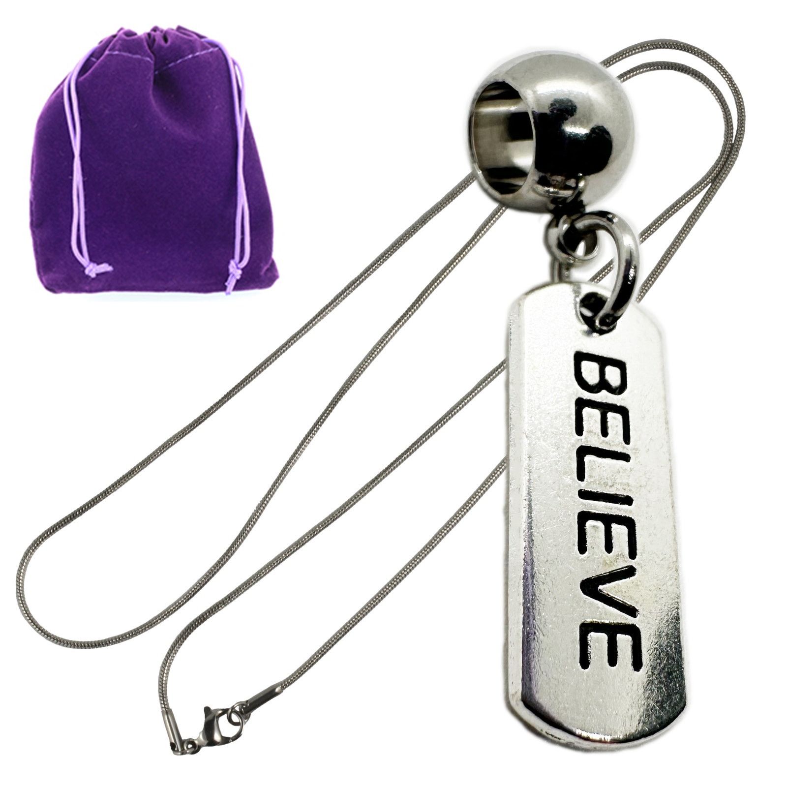 & Other Stories Believe Inspirational Inspire Necklace Pendant Jewelry Size ONE SIZE - 1 Thumbnail